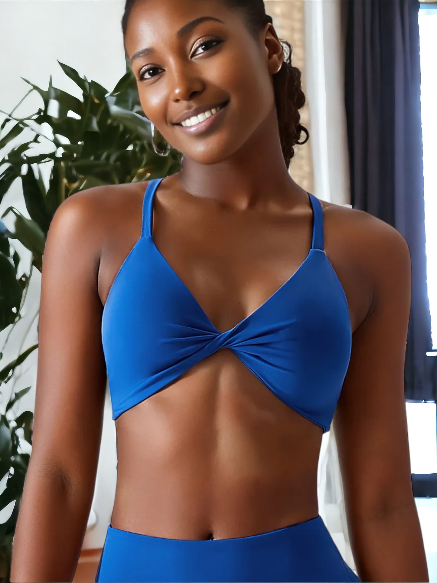Tight-Fitting, Quick-Drying Sports Yoga Bra