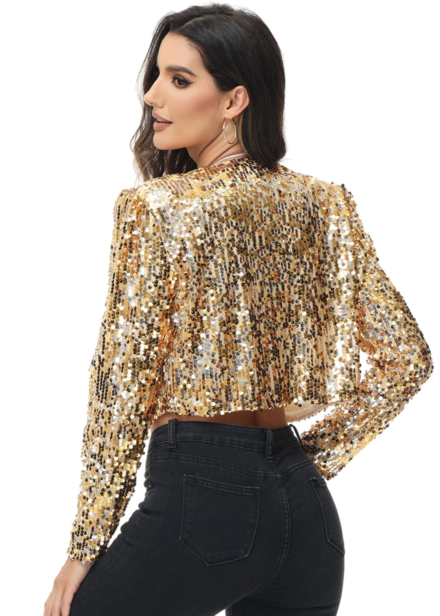 Sequin Bedazzled Bolero