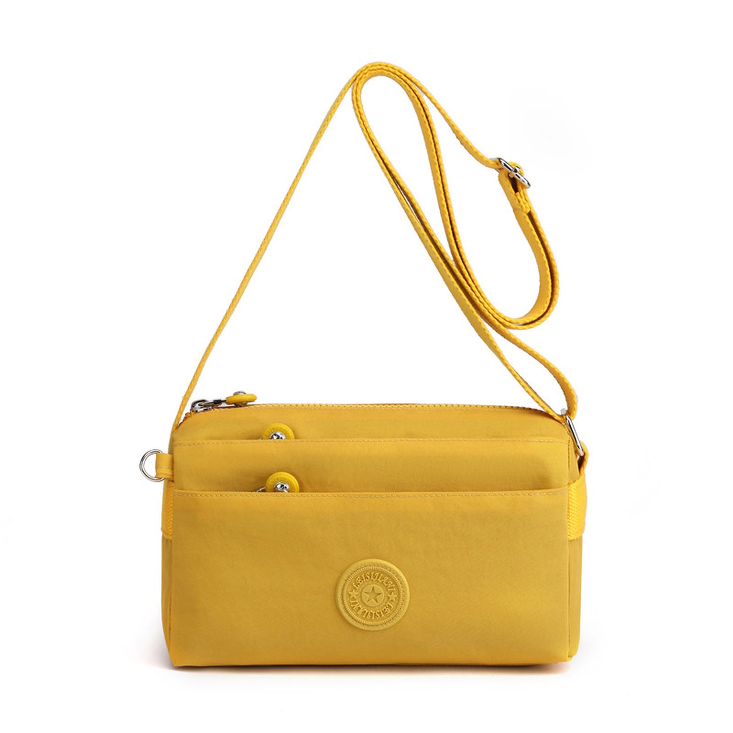 Anna-Kaci Women's Lightweight Nylon Crossbody Bag-Compact Travel Shoulder Purse