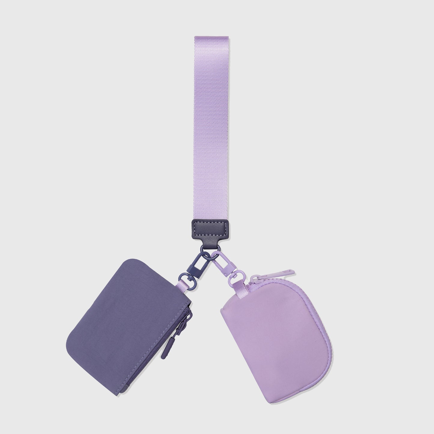 Anna-Kaci Dual - Pocket Hanging Wallet with Strap - Ideal for Cash, Cards and Small Items