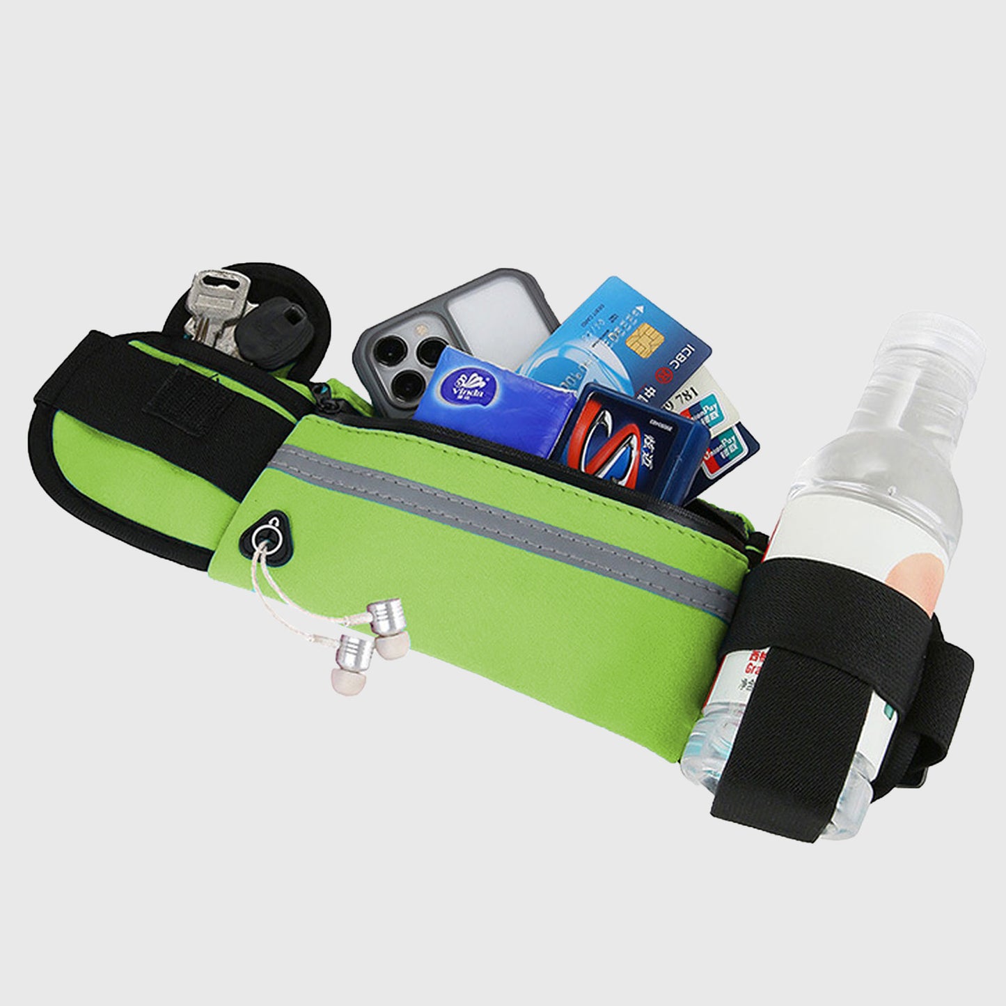 Anna-Kaci Running Waist Bag - Sporty Fanny Pack for Outdoor Activities