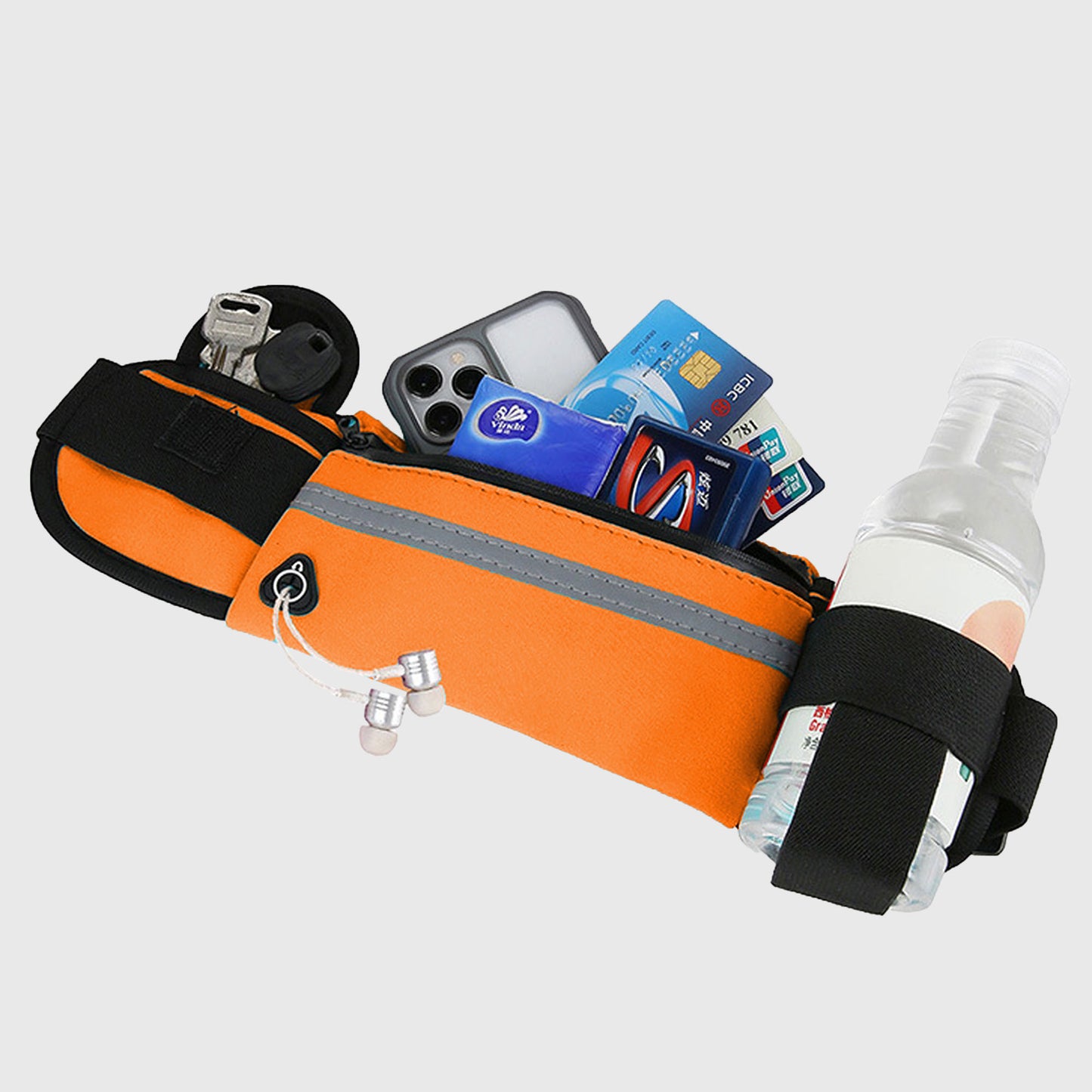 Anna-Kaci Running Waist Bag - Sporty Fanny Pack for Outdoor Activities