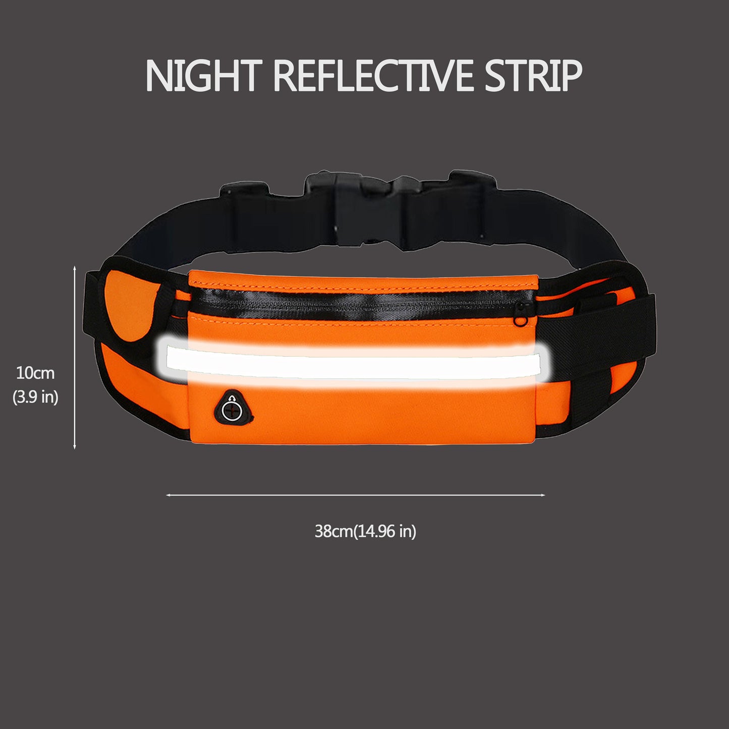 Anna-Kaci Running Waist Bag - Sporty Fanny Pack for Outdoor Activities