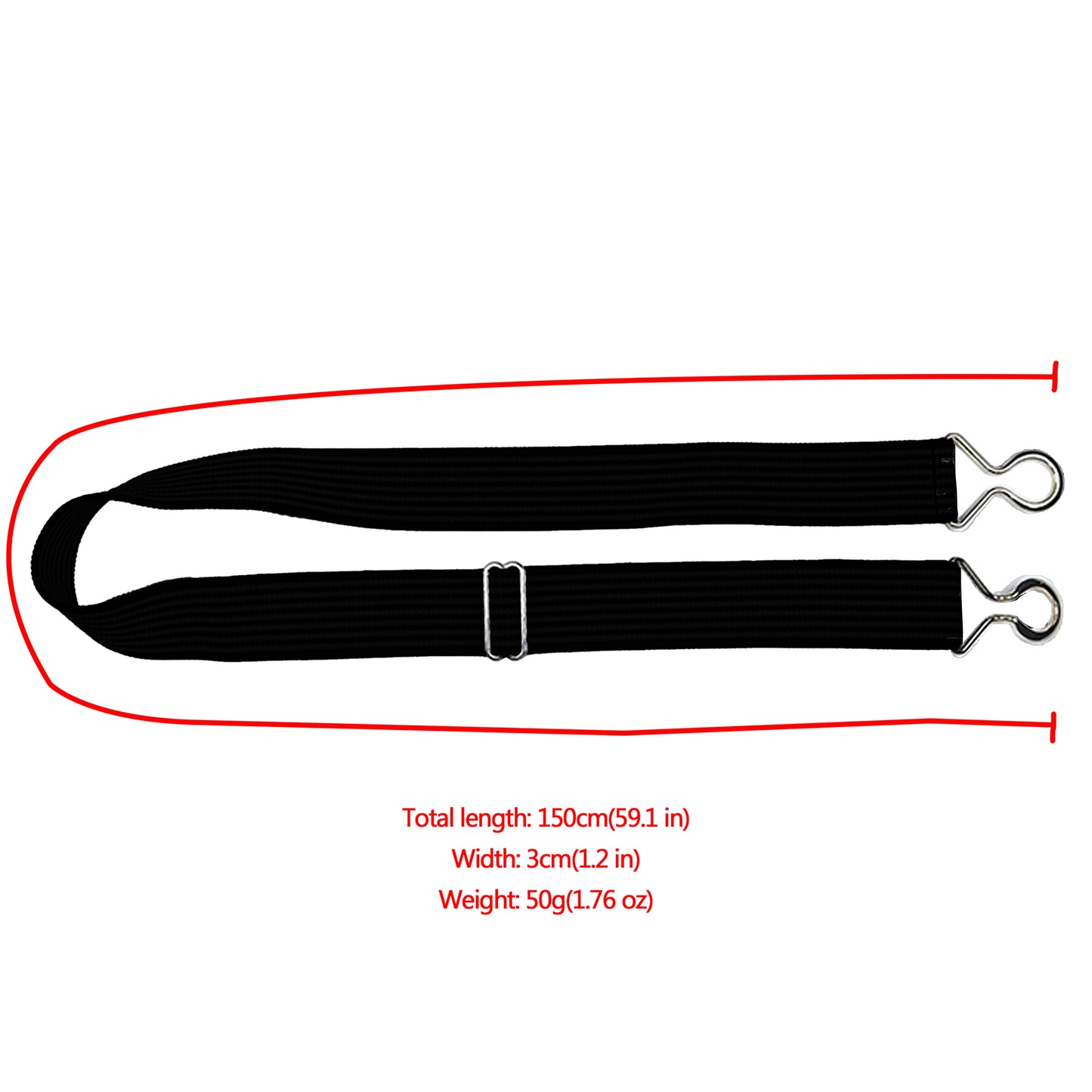 Anna-Kaci Adjustable Striped Waist Belt