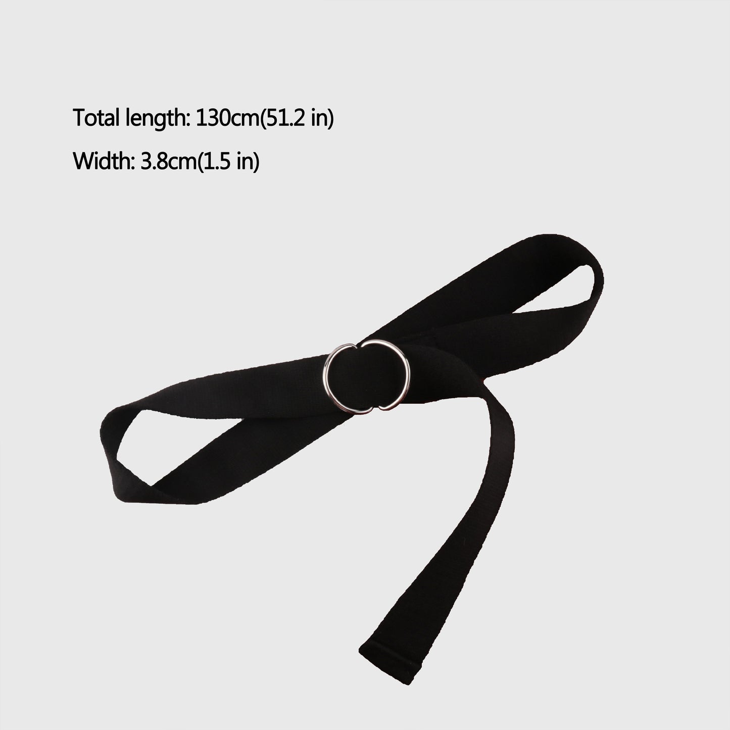 Anna-Kaci Women's Elastic Waist Belt with Double O - Ring Buckle