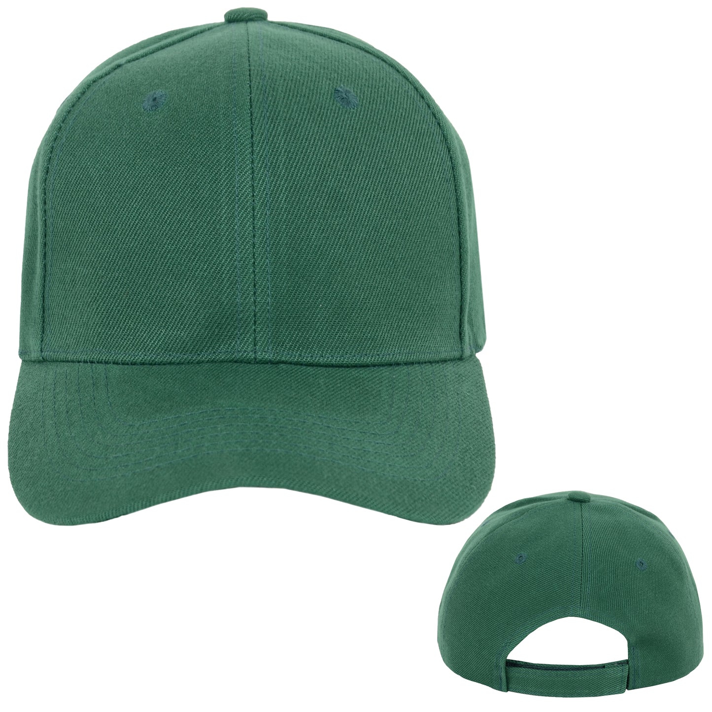 Alilang Classic Baseball Cap for Women Men Golf Dad Hat Solid Adjustable Plain Cap