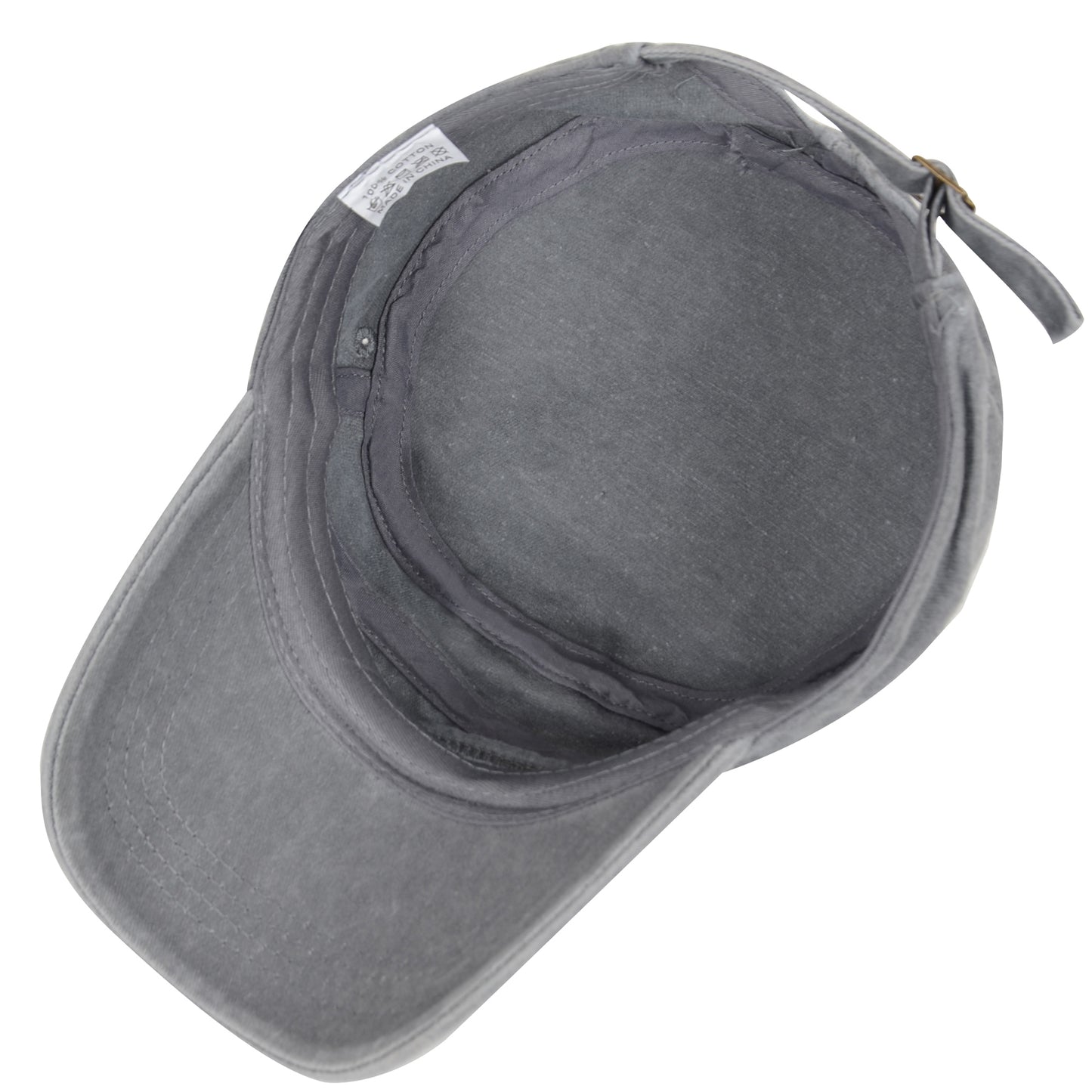 Anna-Kaci Unisex Cotton Basic Cadet Hats Vintage Washed Flat Top Cap with Adjustable Strap