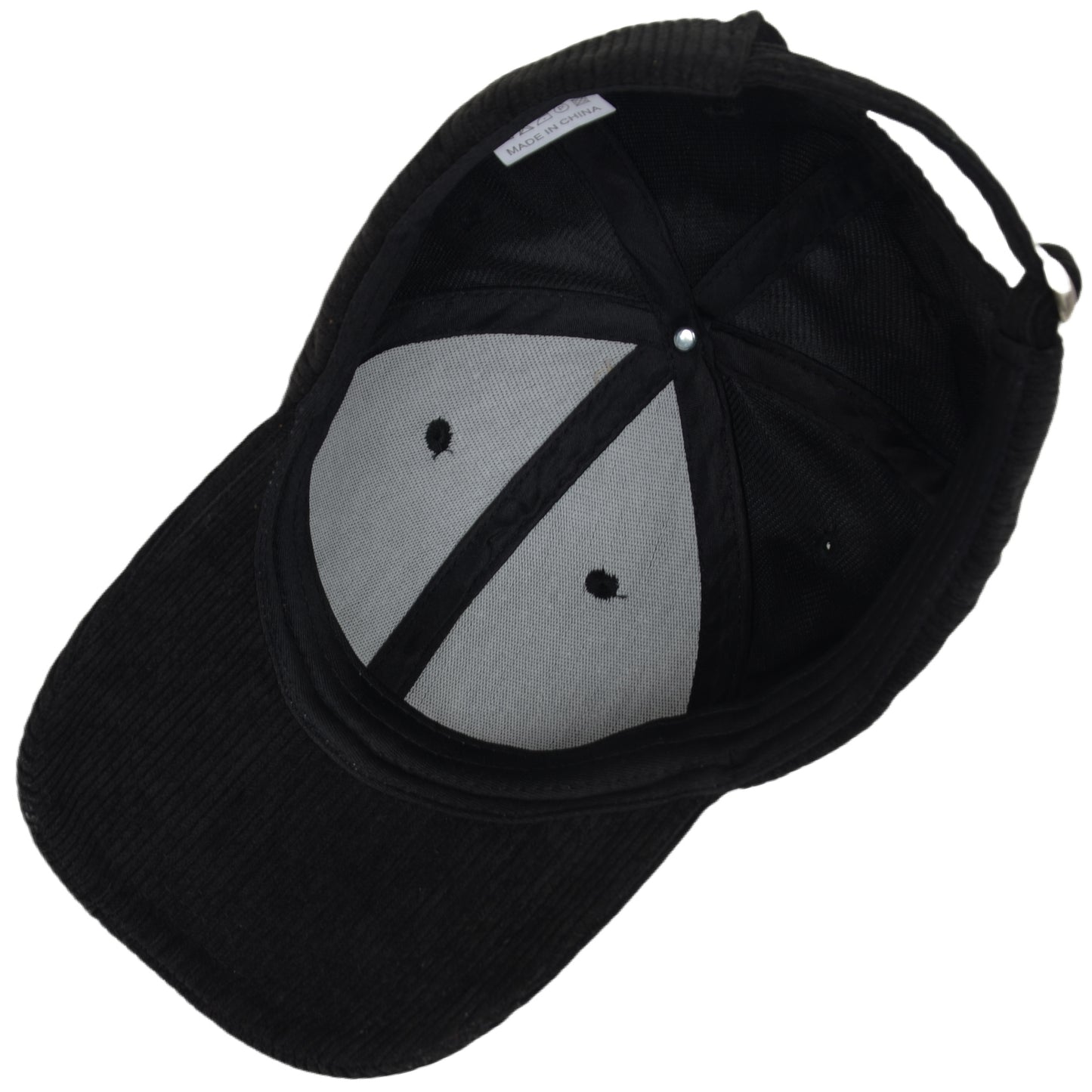 Anna-Kaci Vintage Corduroy Baseball Cap Solid Color Adjustable Strap Trucker Hat for Women Men