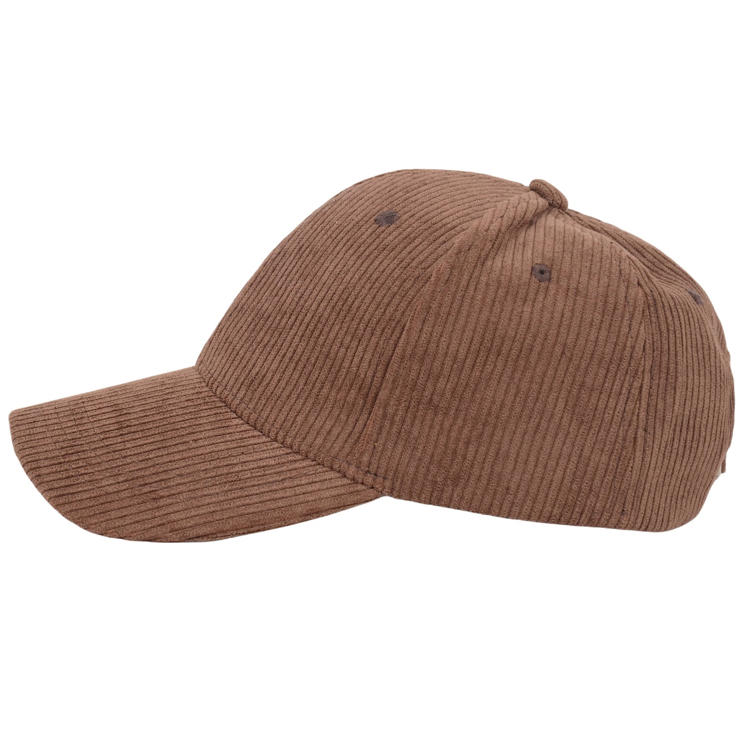 Anna-Kaci Vintage Corduroy Baseball Cap Solid Color Adjustable Strap Trucker Hat for Women Men