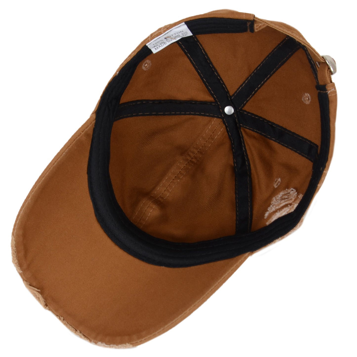 Anna-Kaci Vintage Washed Distressed Baseball Cap Denim Cotton Adjustable Dad Hats for Women Men