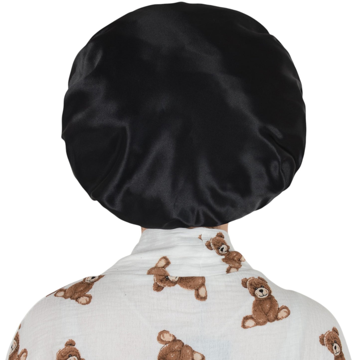 Anna-Kaci Silk Bonnet for Sleeping Satin Lined Hair Bonnet with Long Tie Band for Women Curly Hair