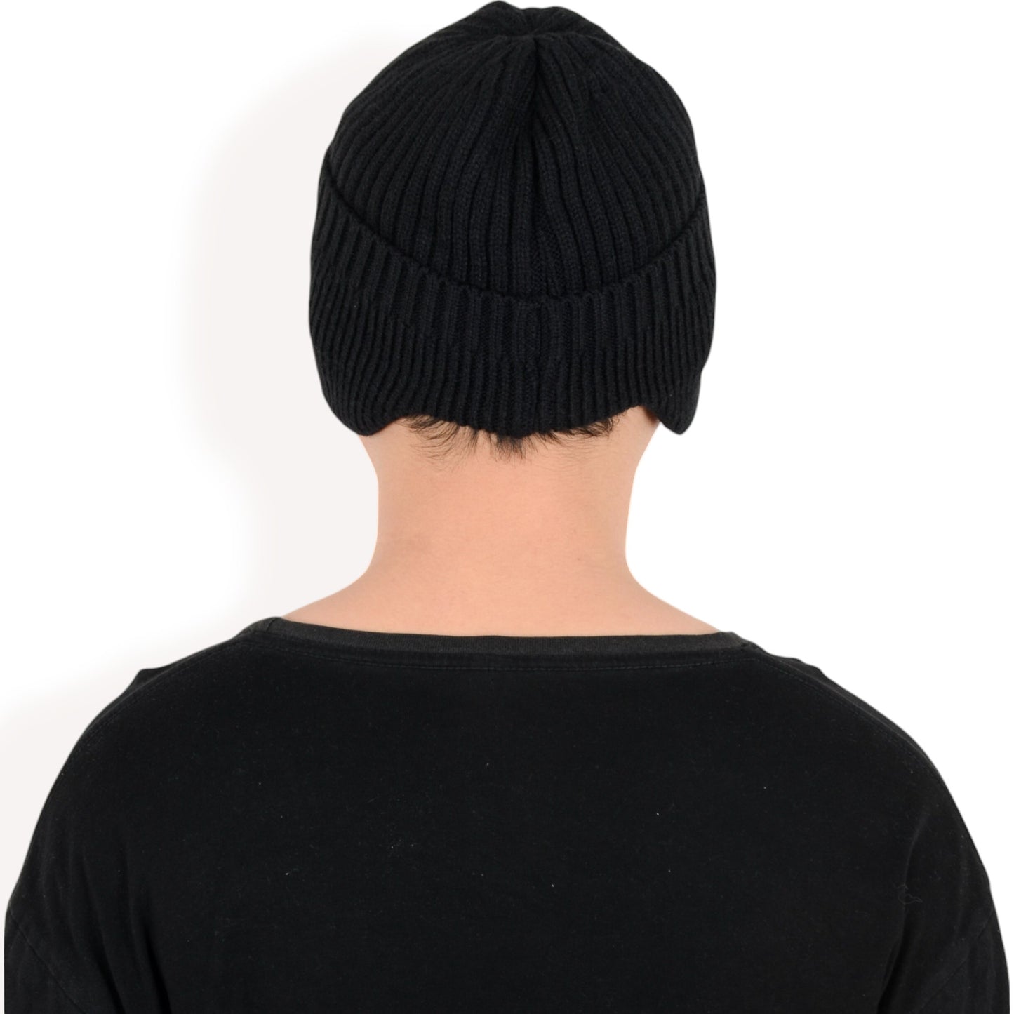 Anna-Kaci Men's Ribbed Knit Baseball Cap with Ear Flap Coverage for Winter Warmth and Style