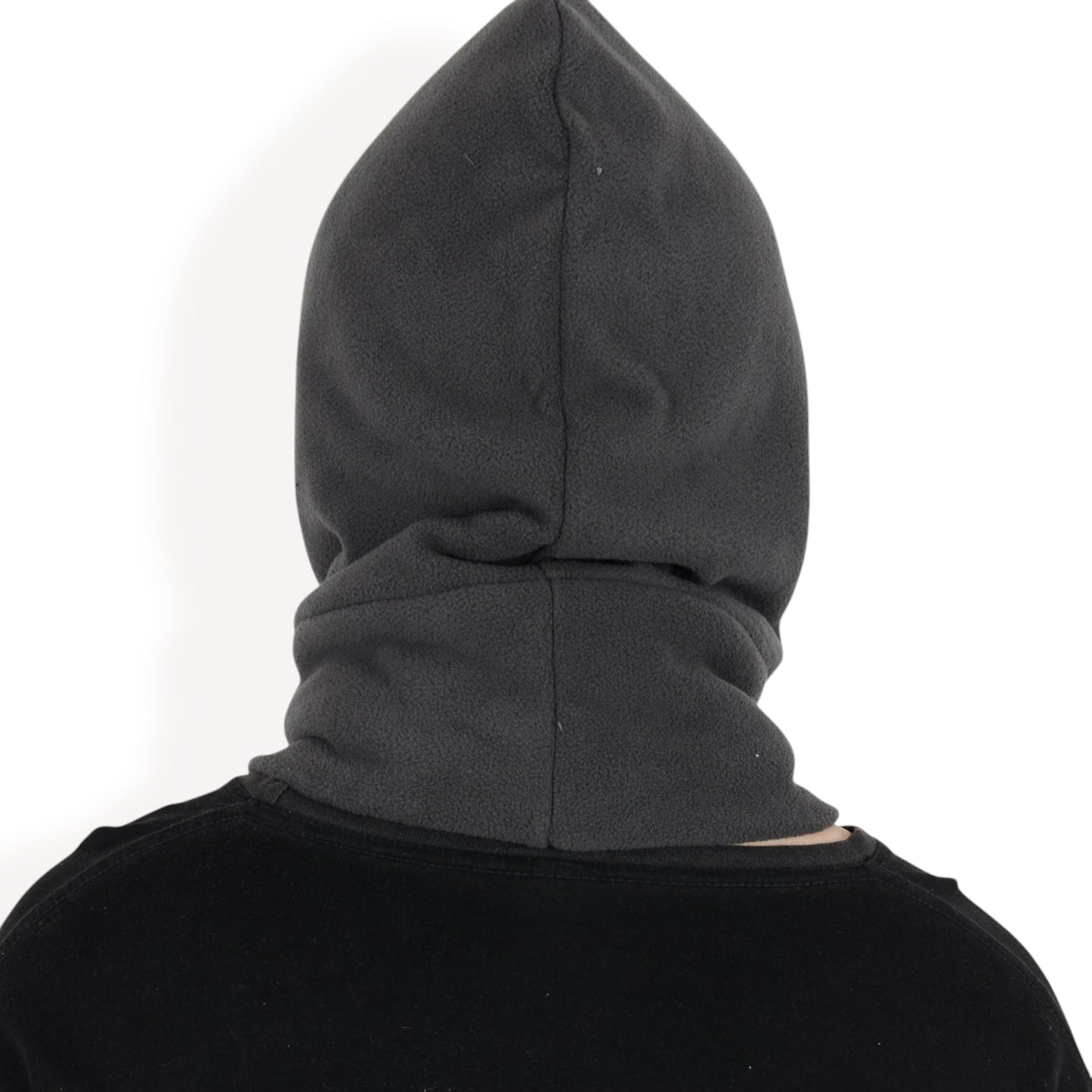 Anna-Kaci Men's Fleece Hooded Neck Warmer with Adjustable Drawstrings and Full Face Coverage for Cold Weather