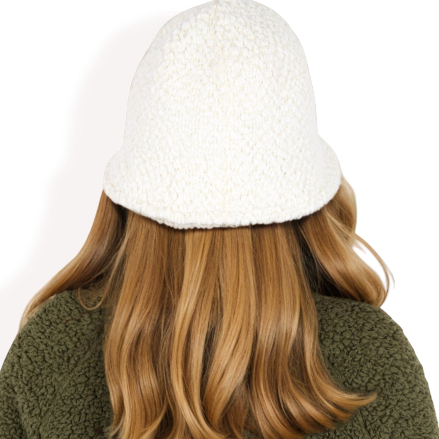 Anna-Kaci Women's High Pile Fleece Bucket Hat with Soft Textured Fabric and Modern Casual Design