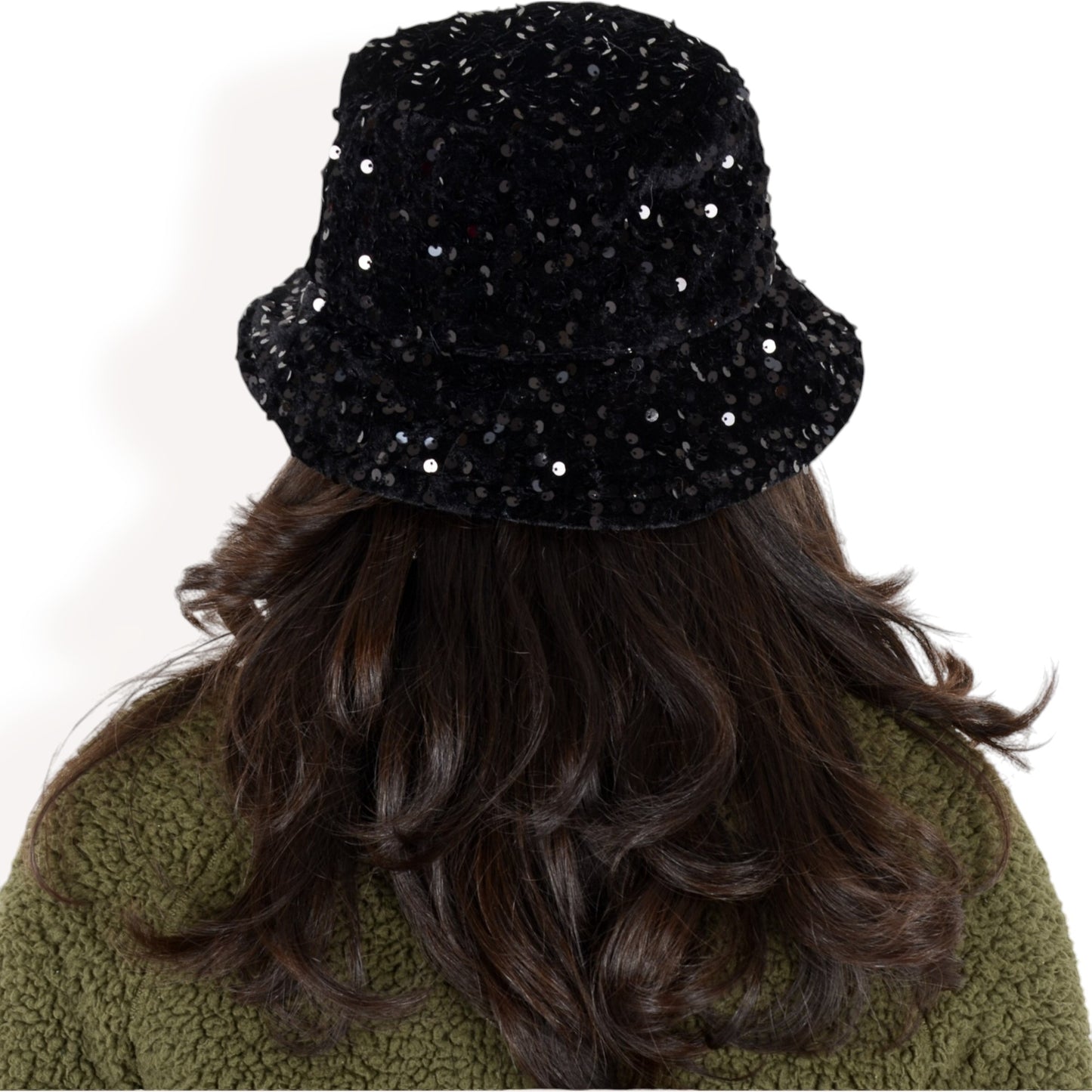 Anna-Kaci Women's Sequin Bucket Hat with Sparkling Design and Reversible Feature for Stylish Casual or Party Looks