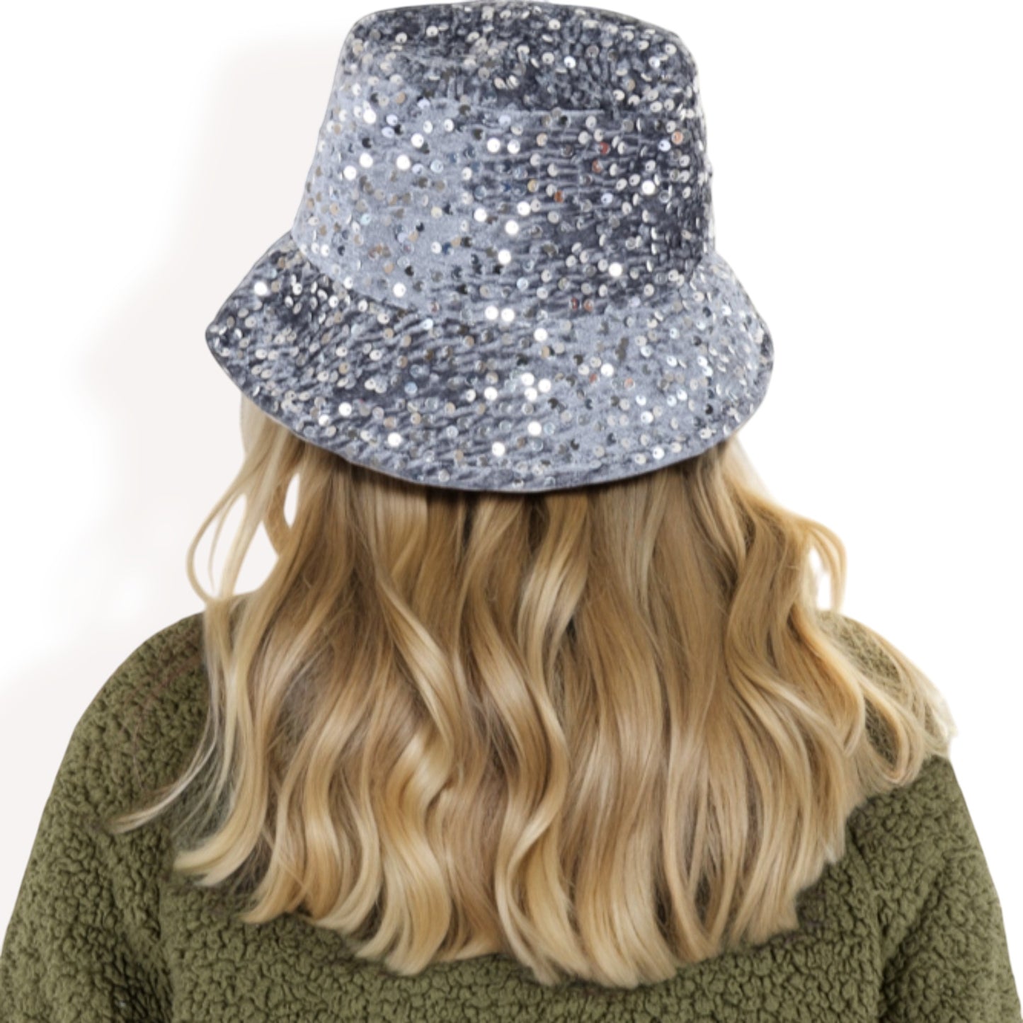Anna-Kaci Women's Sequin Bucket Hat with Sparkling Design and Reversible Feature for Stylish Casual or Party Looks