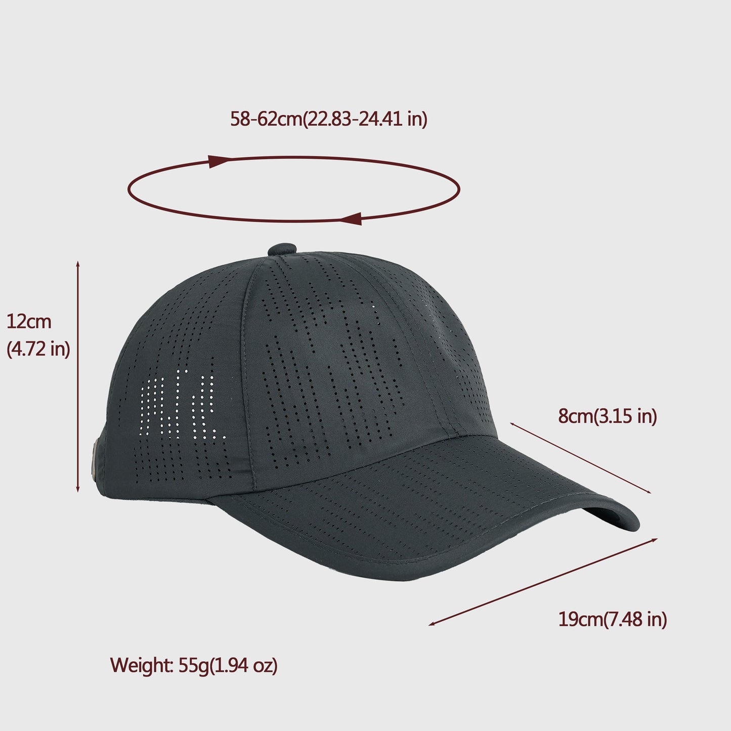 Anna-Kaci Women's Breathable Athletic Baseball Cap