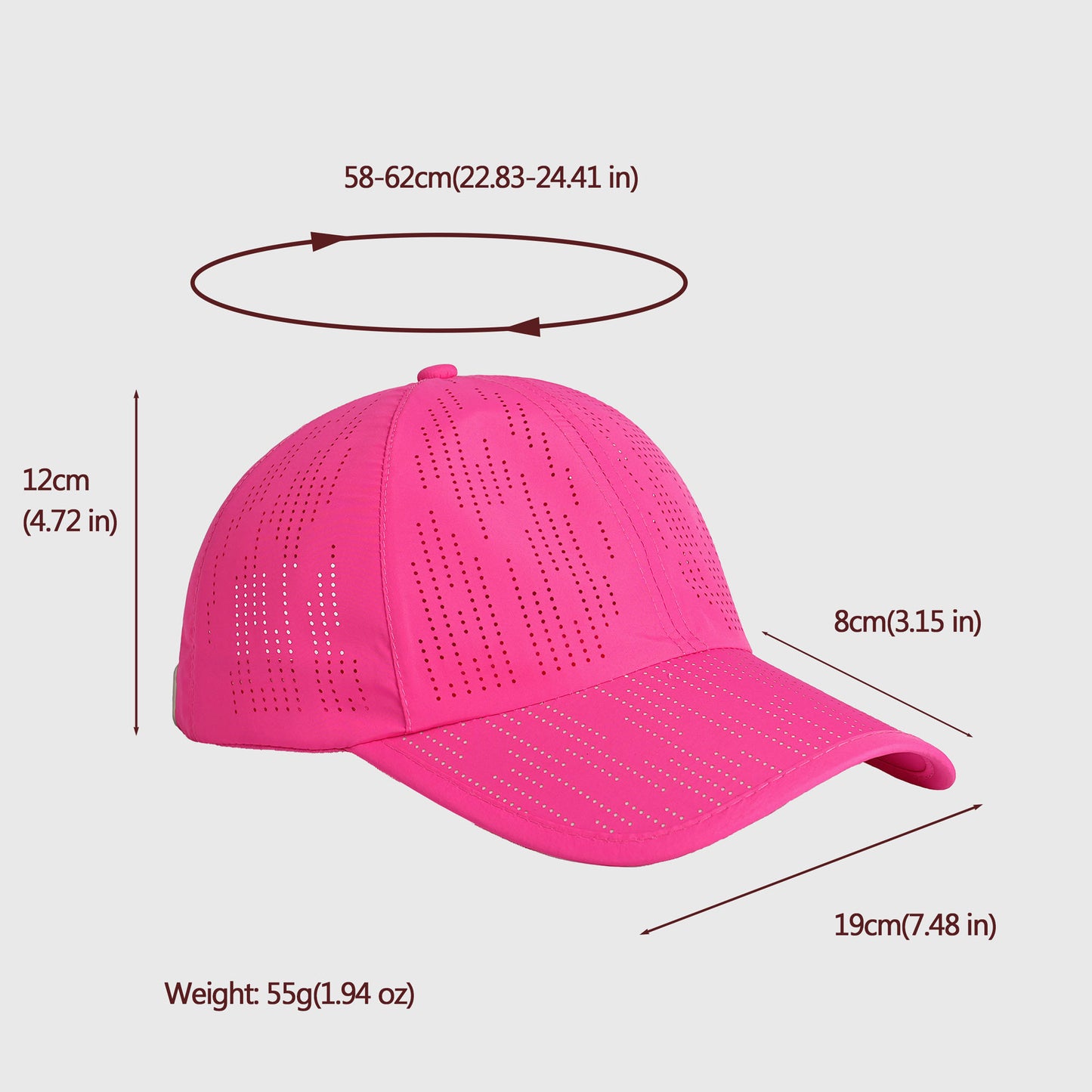 Anna-Kaci Women's Breathable Athletic Baseball Cap