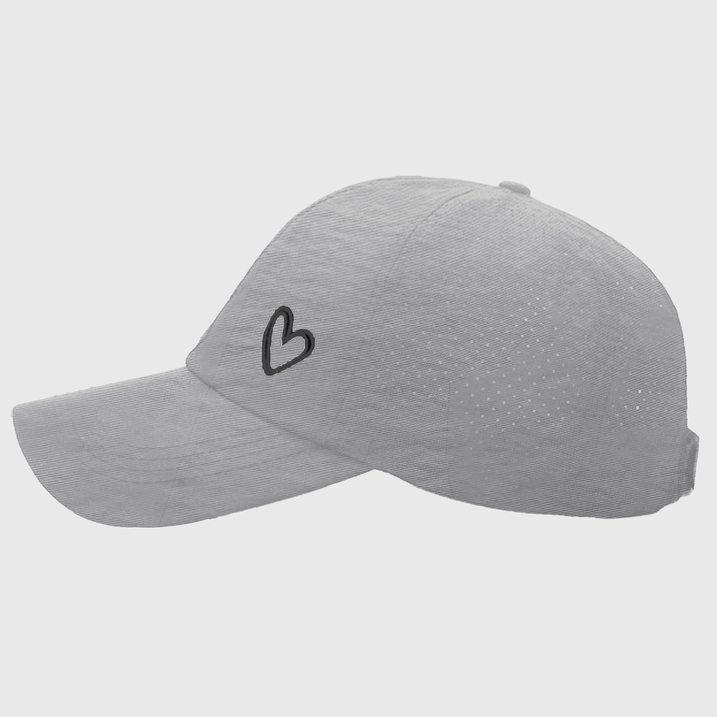 Anna-Kaci Women's Baseball Cap with Heart Embroidery - Breathable Criss - Cross Back Hat
