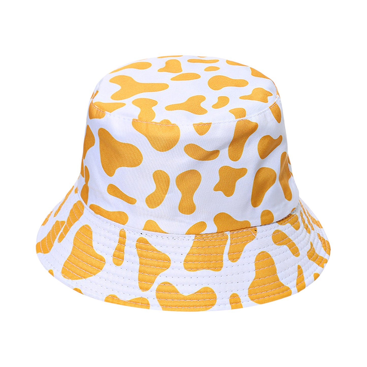 Anna-Kaci Women's Cow Print Bucket Hat - Double - Sided Wear