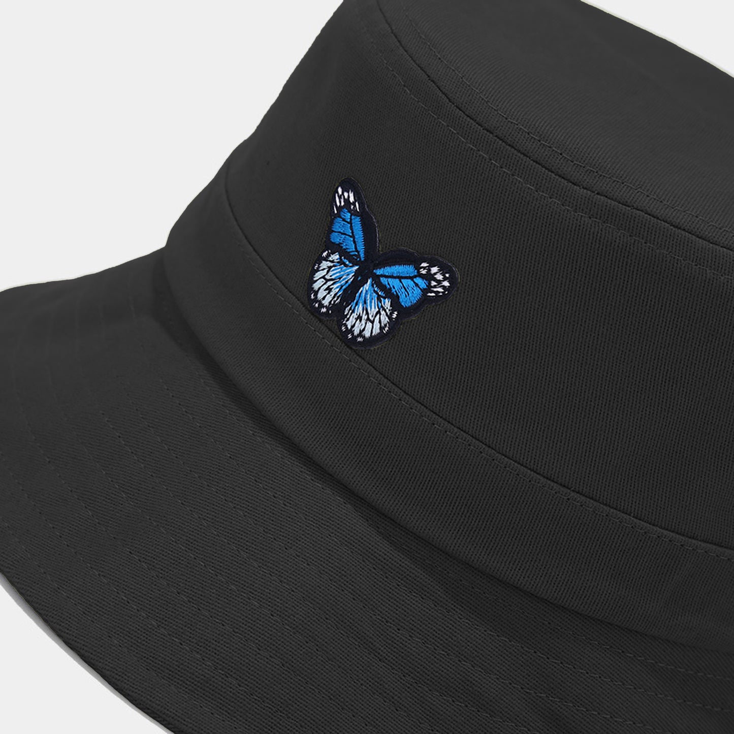Anna-Kaci Women's Bucket Hat with Butterfly Embroidery