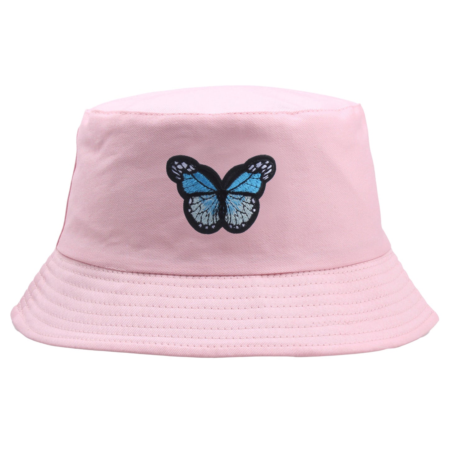 Anna-Kaci Women's Bucket Hat with Butterfly Embroidery
