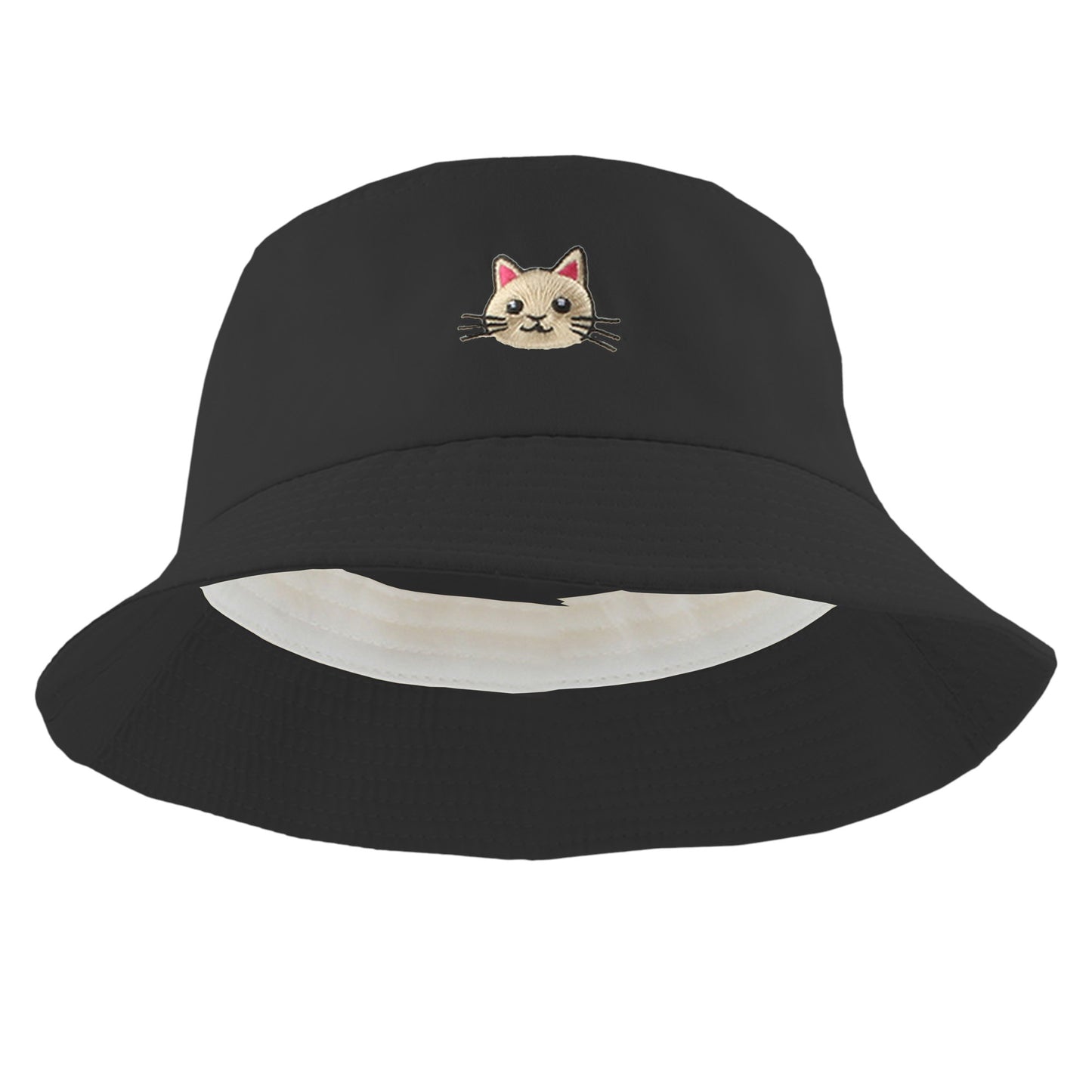 Anna-Kaci Women's Cute & Stylish Bucket Hat with Cat Embroidery