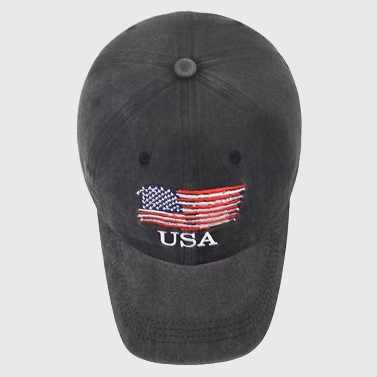 Anna-Kaci Men's and Women's Baseball Cap with USA Flag Embroidery