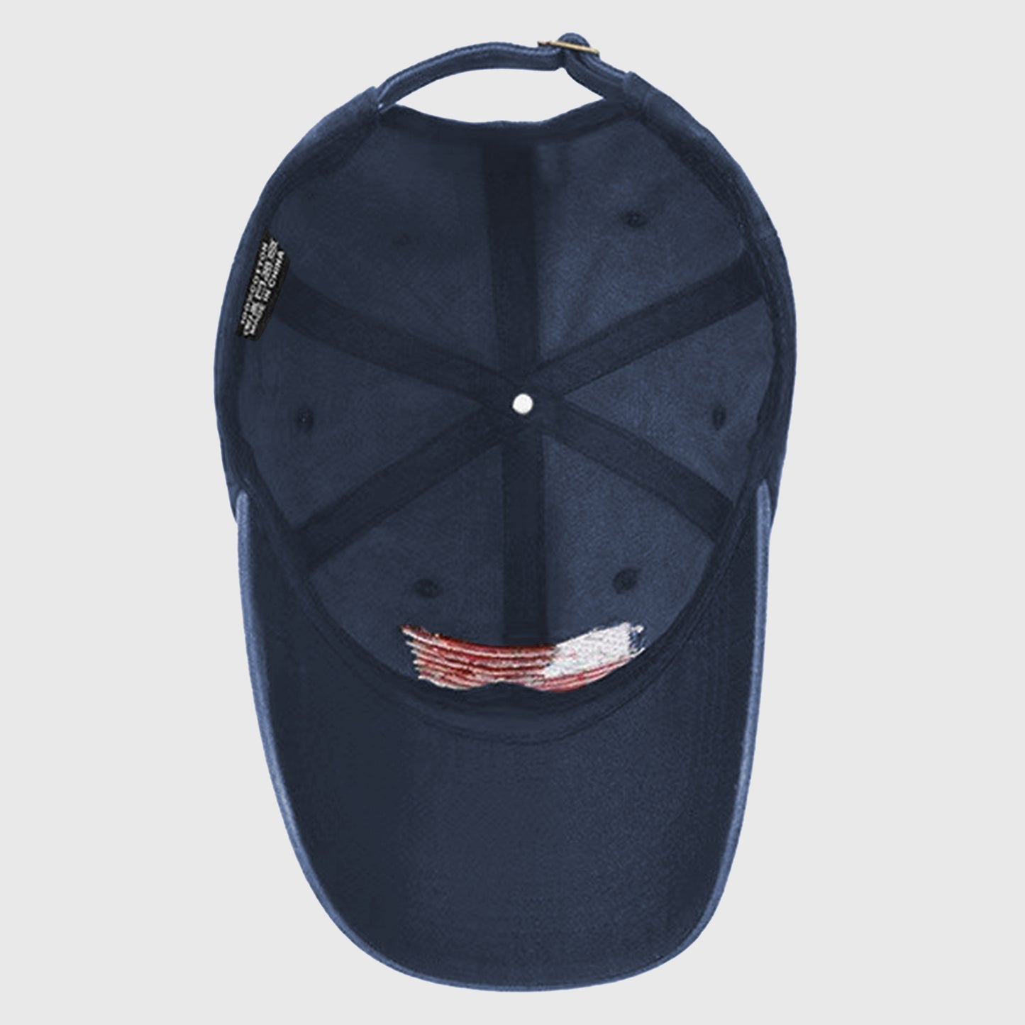 Anna-Kaci Unisex Vintage Baseball Cap with USA Flag Patch