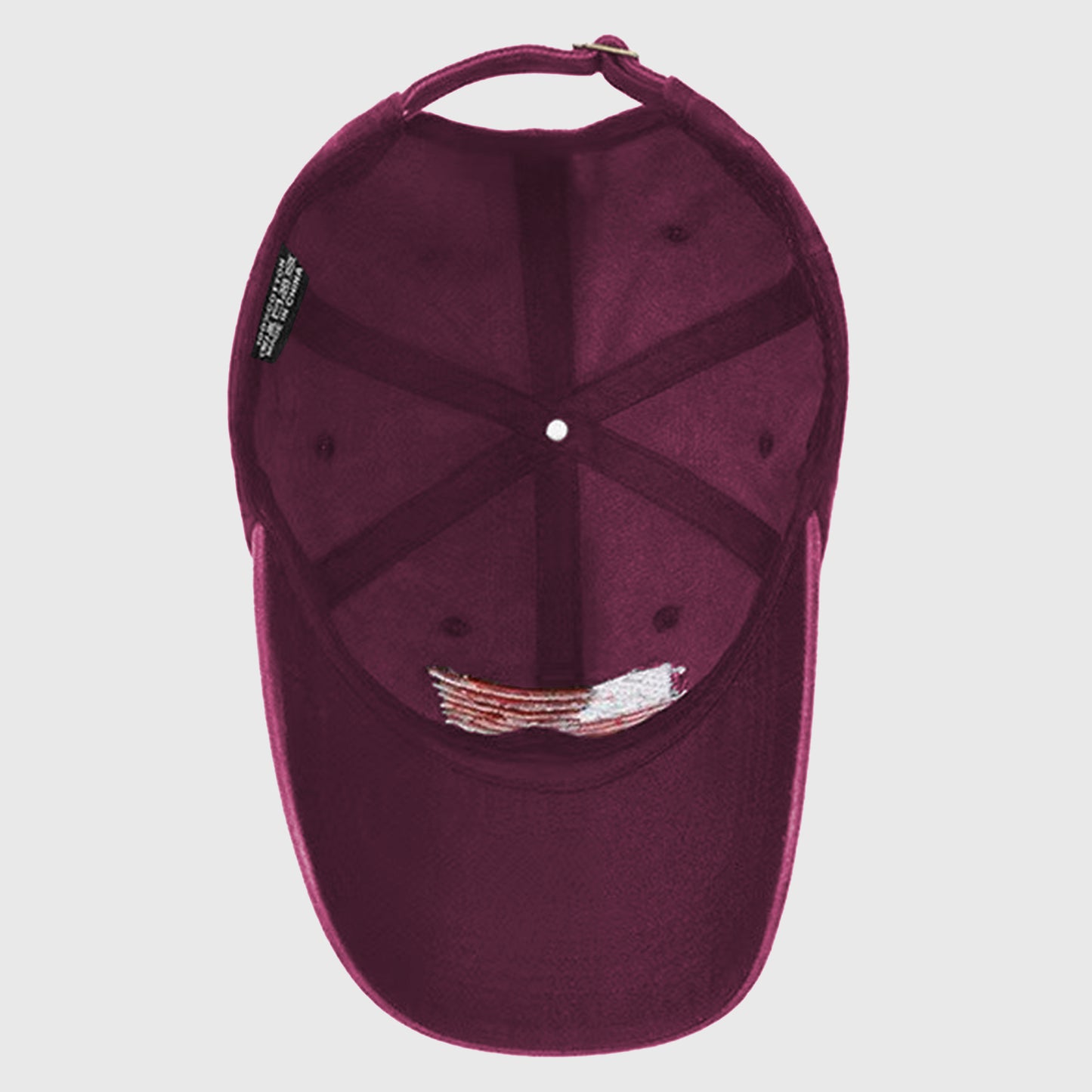 Anna-Kaci Unisex Vintage Baseball Cap with USA Flag Patch