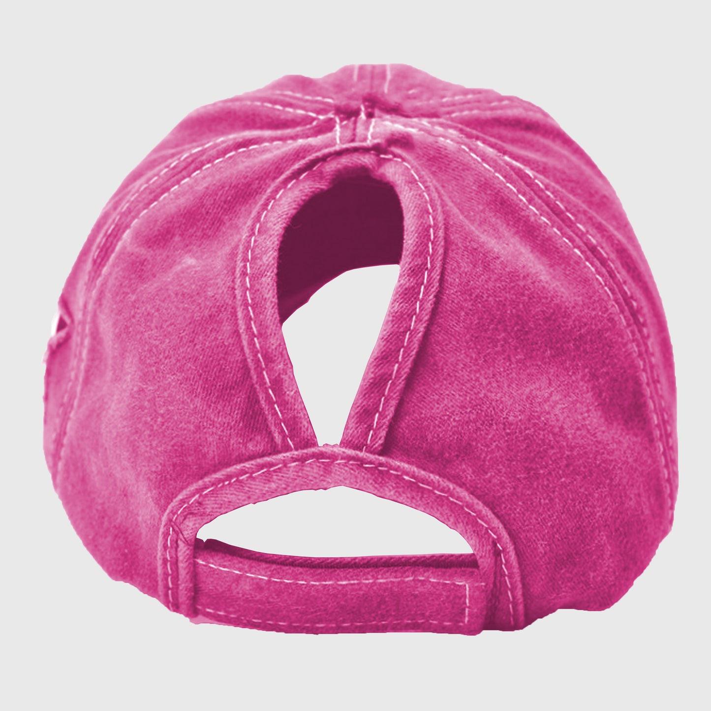 Anna-Kaci Women's Distressed Baseball Cap with Glitter Star Patches