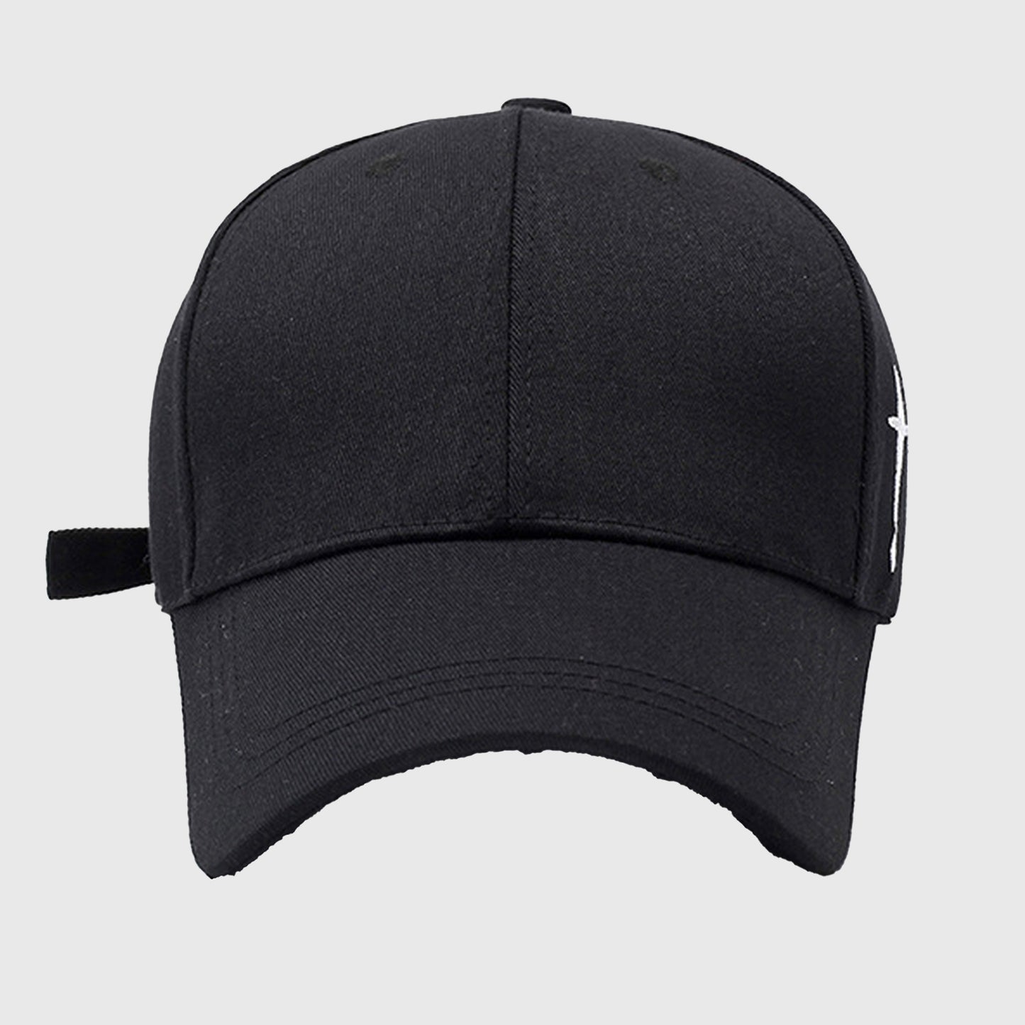 Anna-Kaci Unisex Baseball Cap with Cross Embroidery