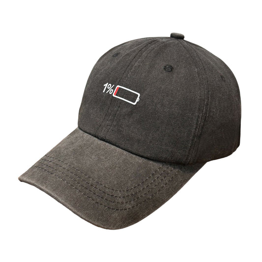 Anna-Kaci Unisex Baseball Cap with Battery Embroidery