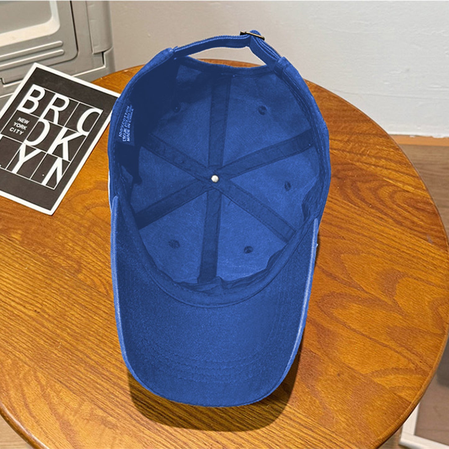 Anna-Kaci Unisex Baseball Cap with Battery Embroidery