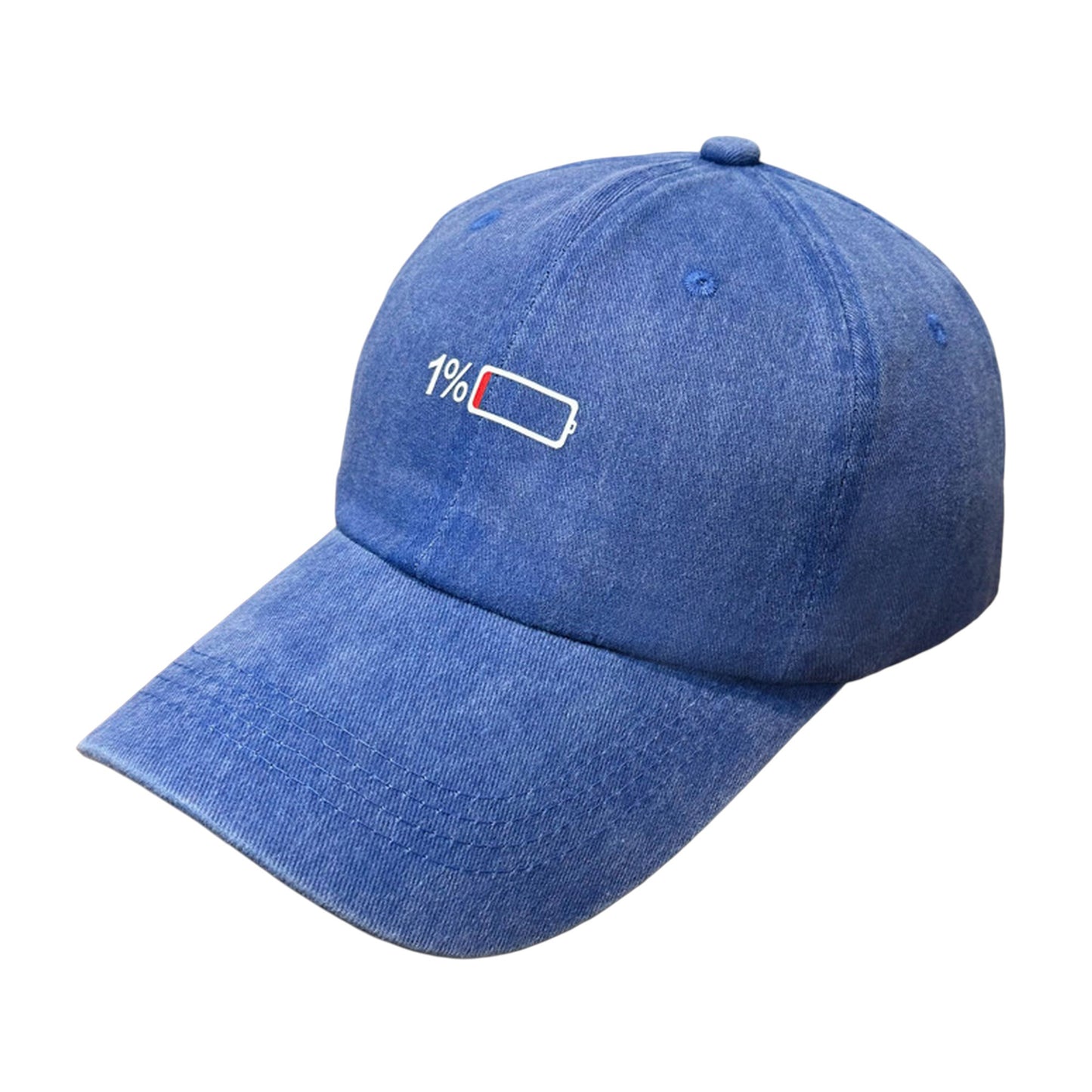 Anna-Kaci Unisex Baseball Cap with Battery Embroidery