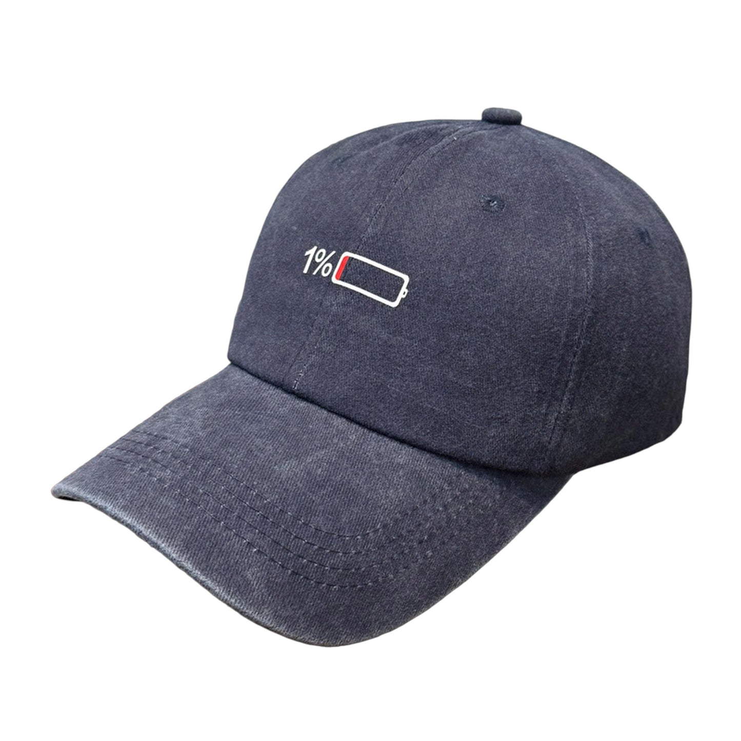 Anna-Kaci Unisex Baseball Cap with Battery Embroidery