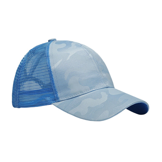 Anna-Kaci Women's Camo Trucker Hat with Mesh Back