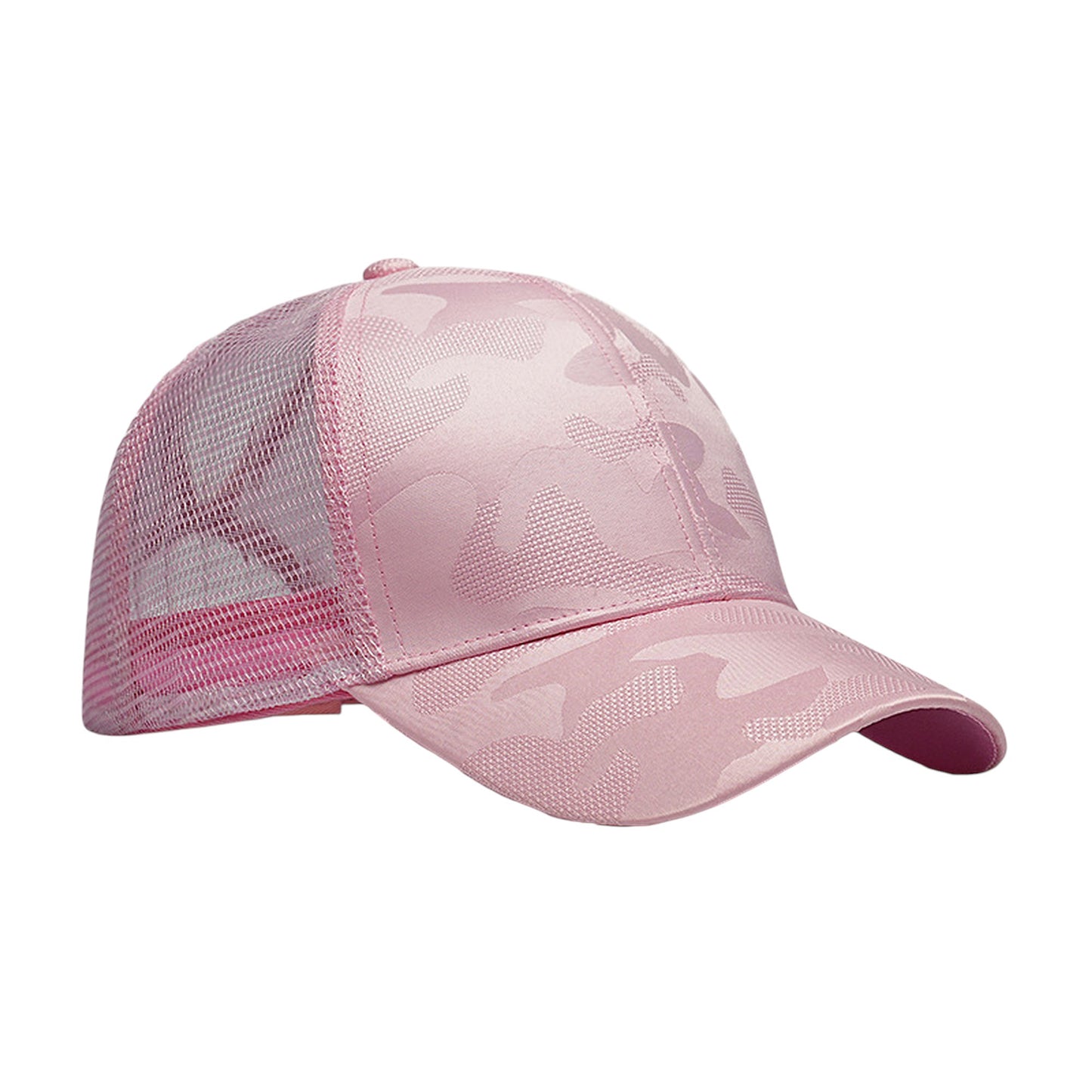 Anna-Kaci Women's Camo Trucker Hat with Mesh Back