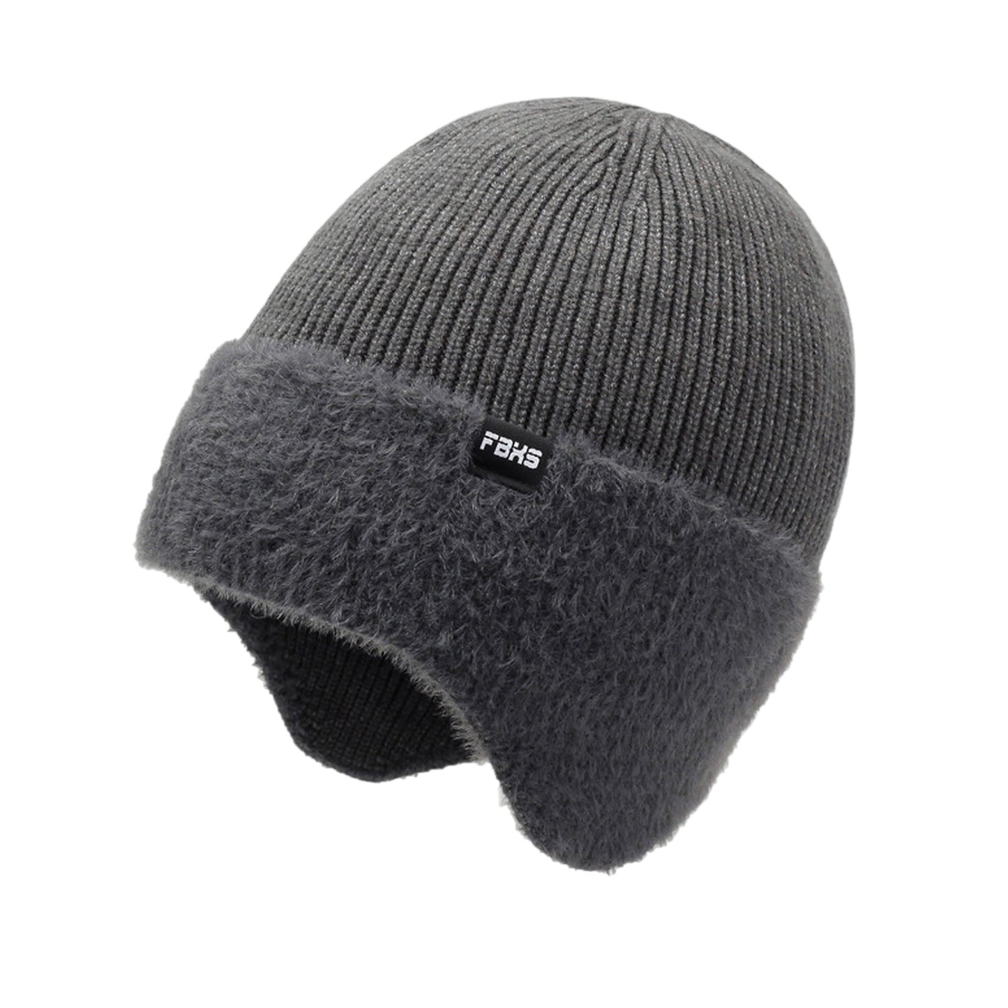 Anna-Kaci Unisex Knit Beanie with Ear Flaps