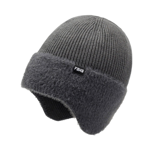 Anna-Kaci Unisex Knit Beanie with Ear Flaps