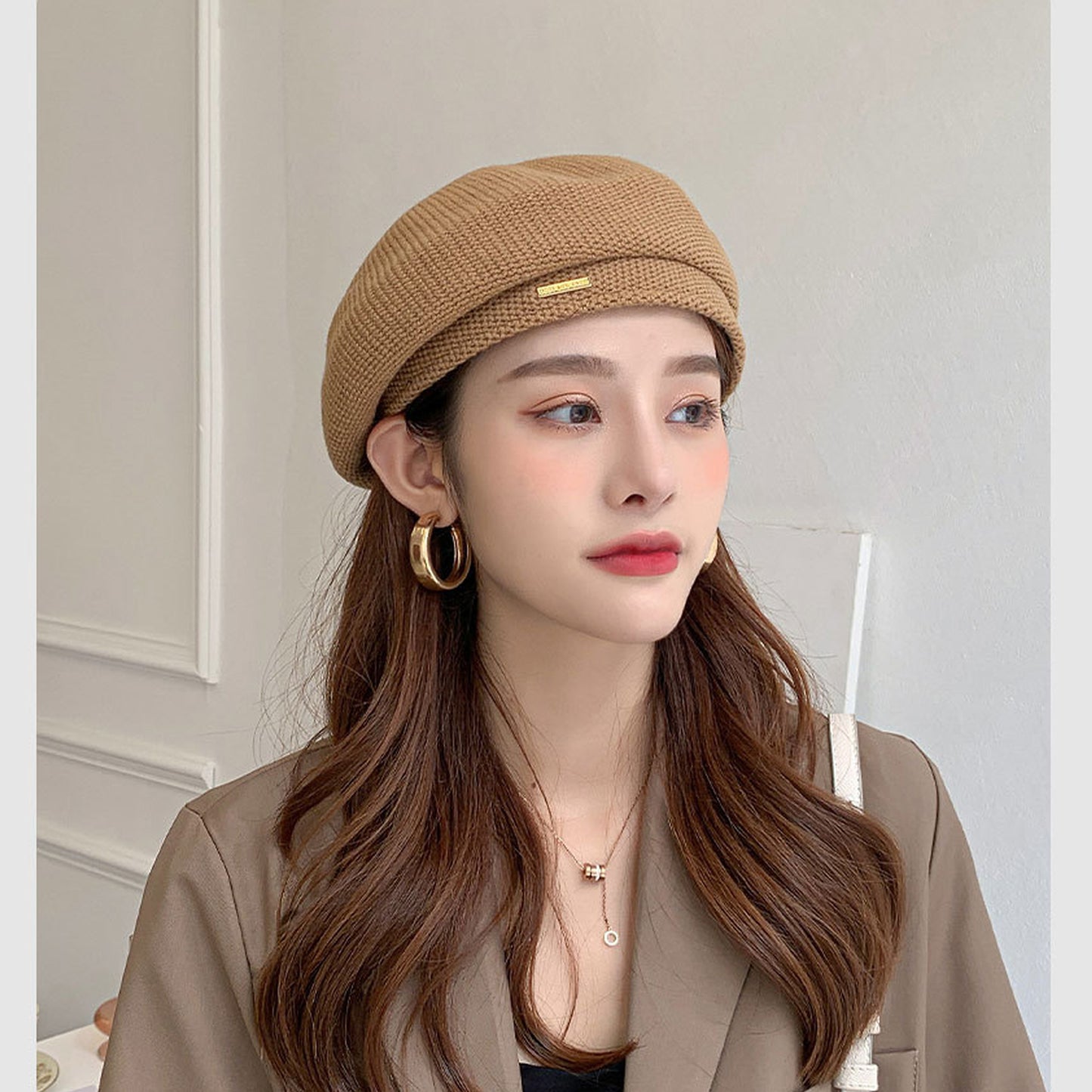 Anna-Kaci Women's Knit Beret - Stylish & Comfortable