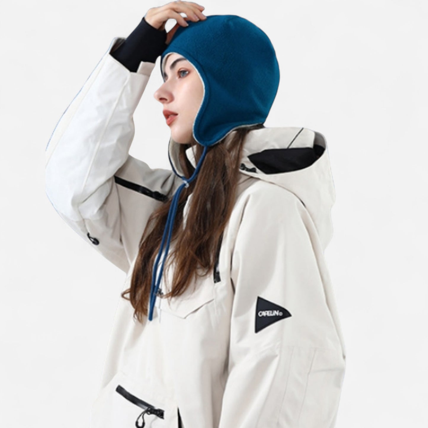 Anna-Kaci Unisex Fleece Earflap Hat with Adjustable Chin Straps and Soft Lining for Cold Weather