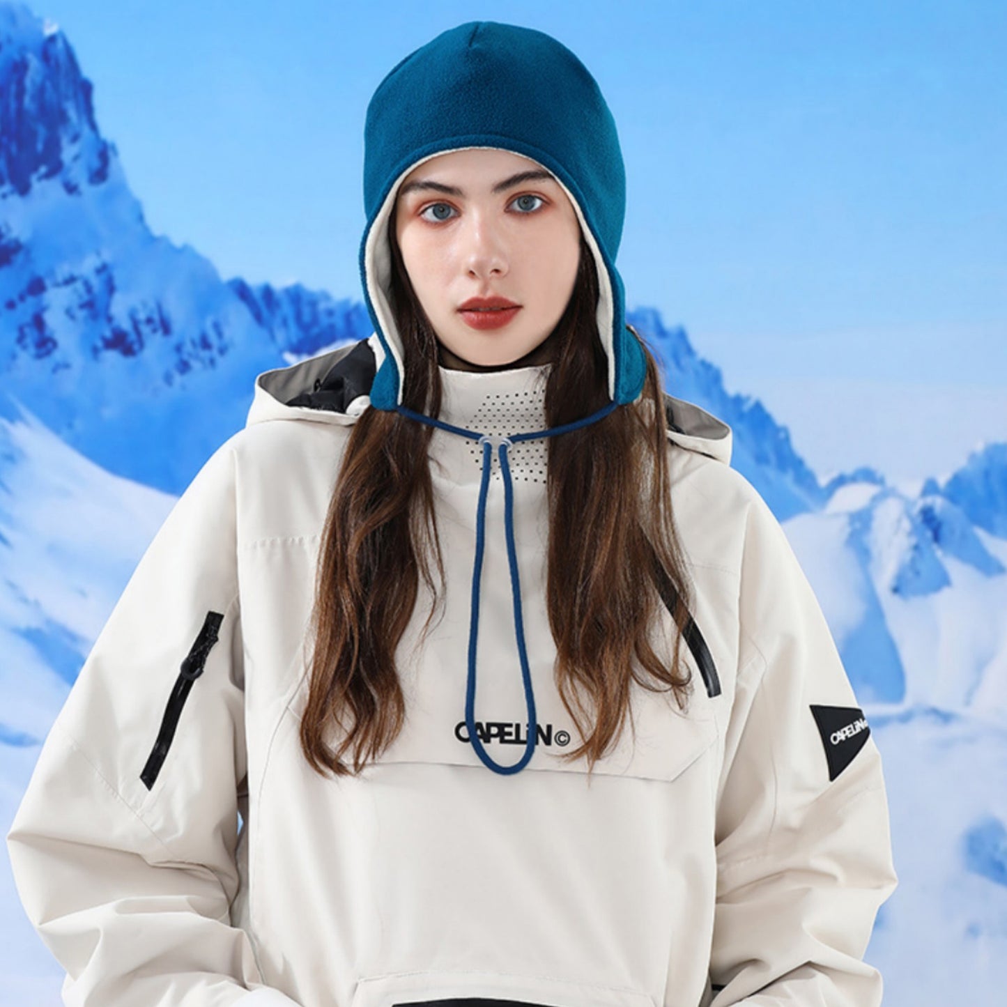 Anna-Kaci Unisex Fleece Earflap Hat with Adjustable Chin Straps and Soft Lining for Cold Weather