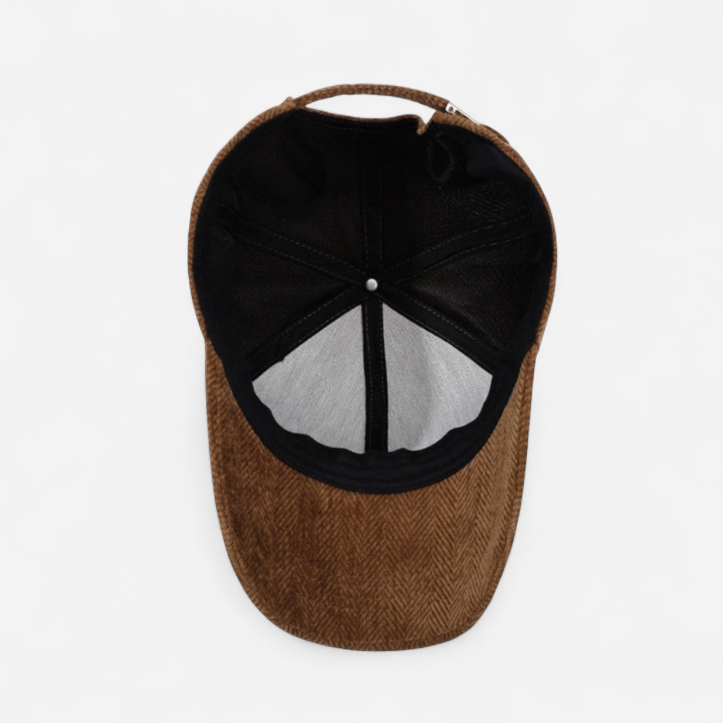 Anna-Kaci Women's Herringbone Baseball Cap with Bow Accent and Curved Brim