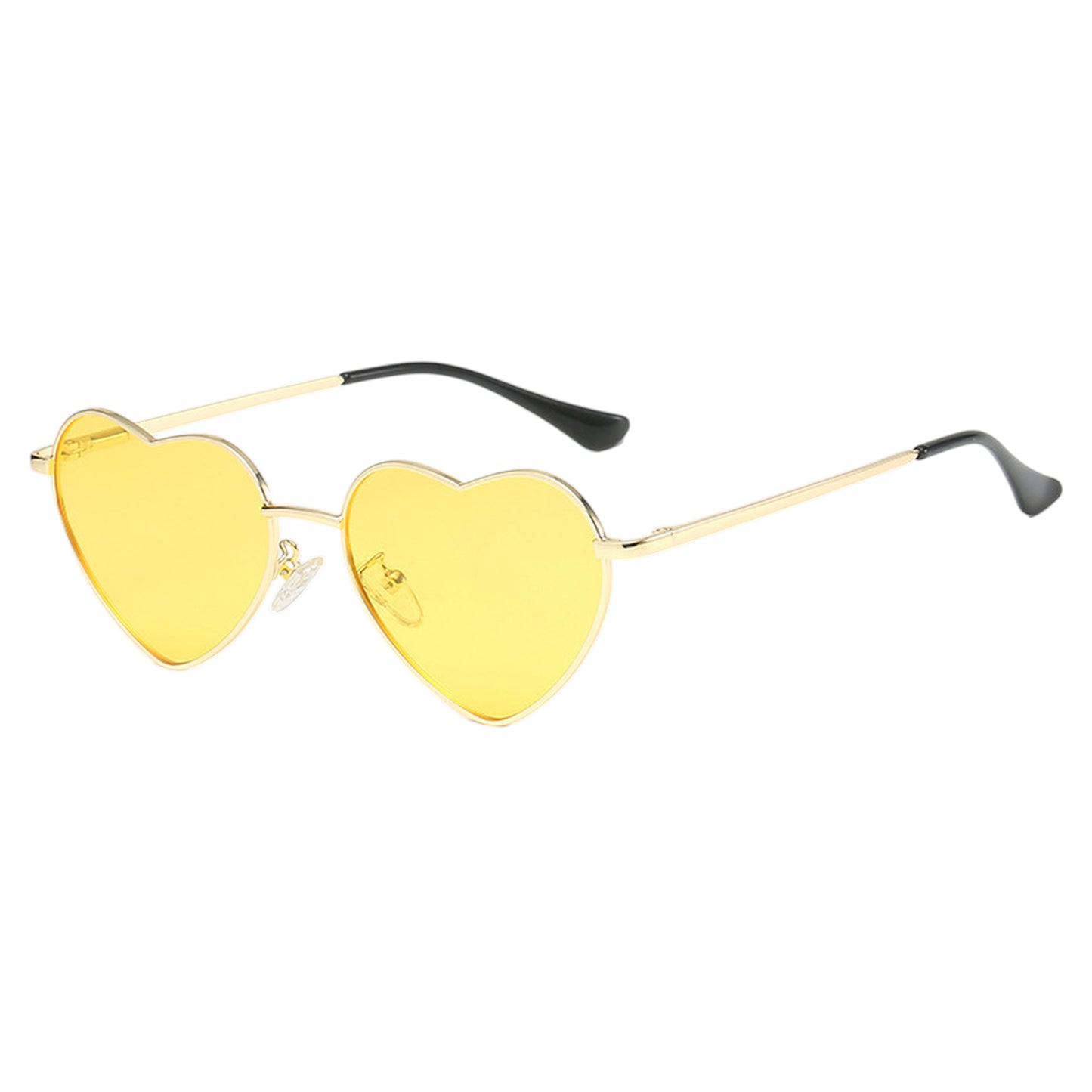 Anna-Kaci Women's Stylish Heart-Shaped Polarized Sunglasses UV400 Protection for Outdoor Activities