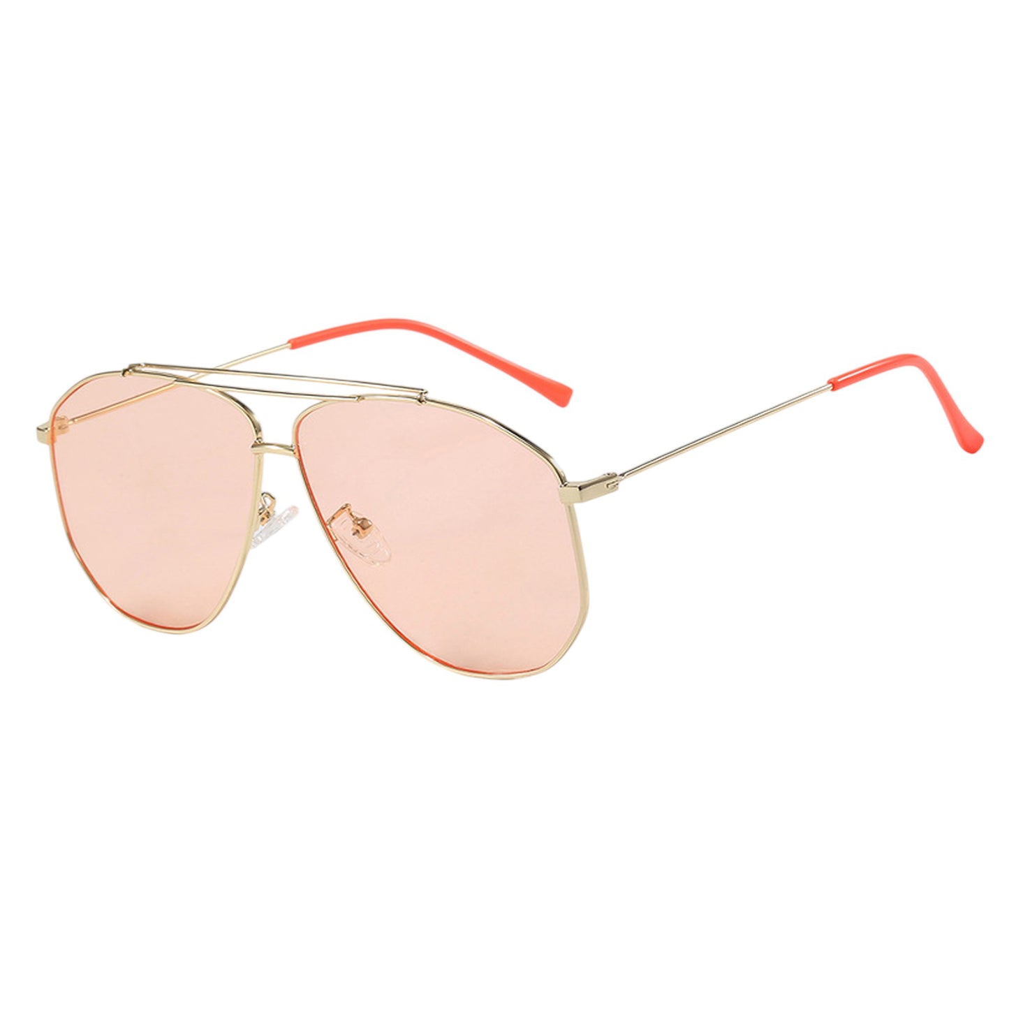 Anna-Kaci Women's Retro Aviator Sunglasses Gold Frame