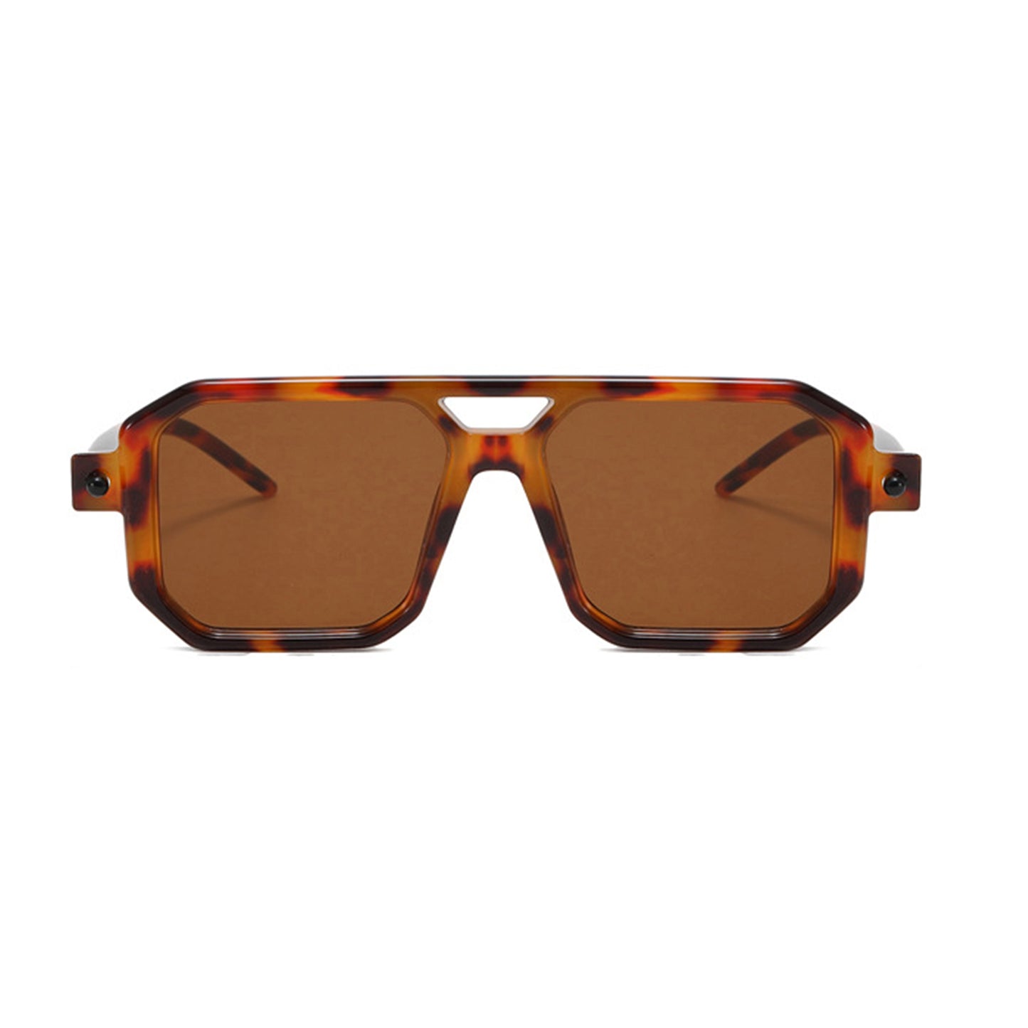 Anna-Kaci Unisex Oversized Angular Shield Sunglasses with Gradient Lenses and Bold Frame Design for Modern Street Style