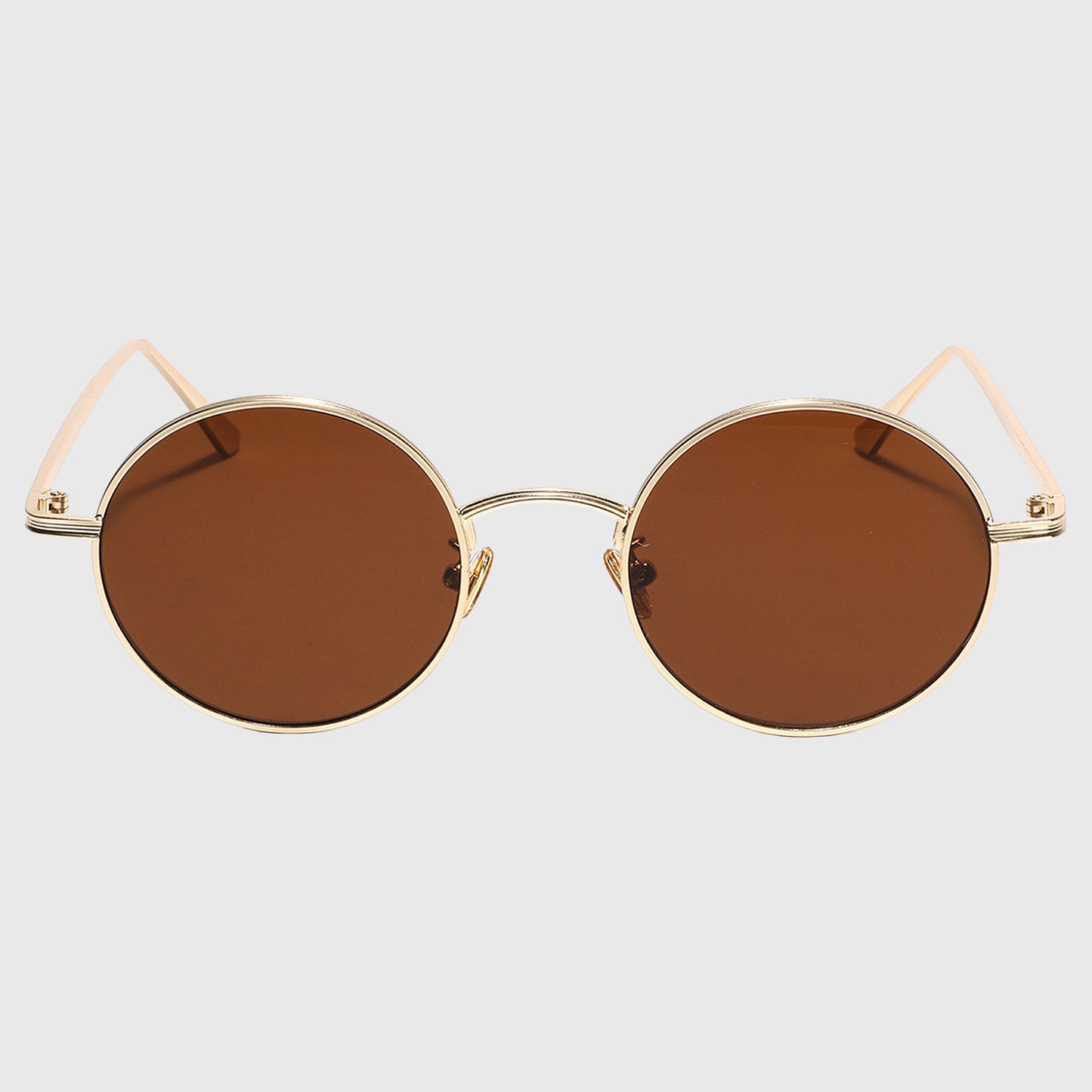 Anna-Kaci Women's Retro Round Metal Sunglasses