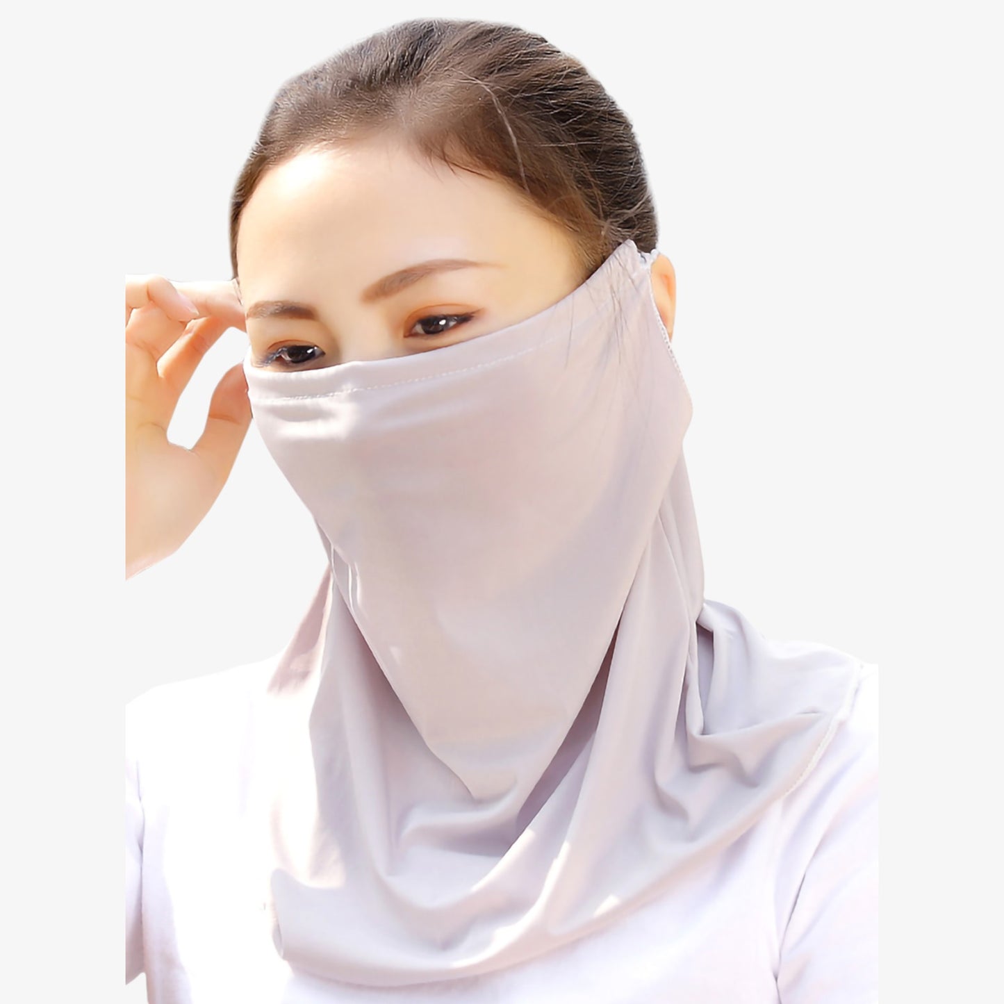 Anna-Kaci Women's Lightweight Face Cover Scarf with Floral Print