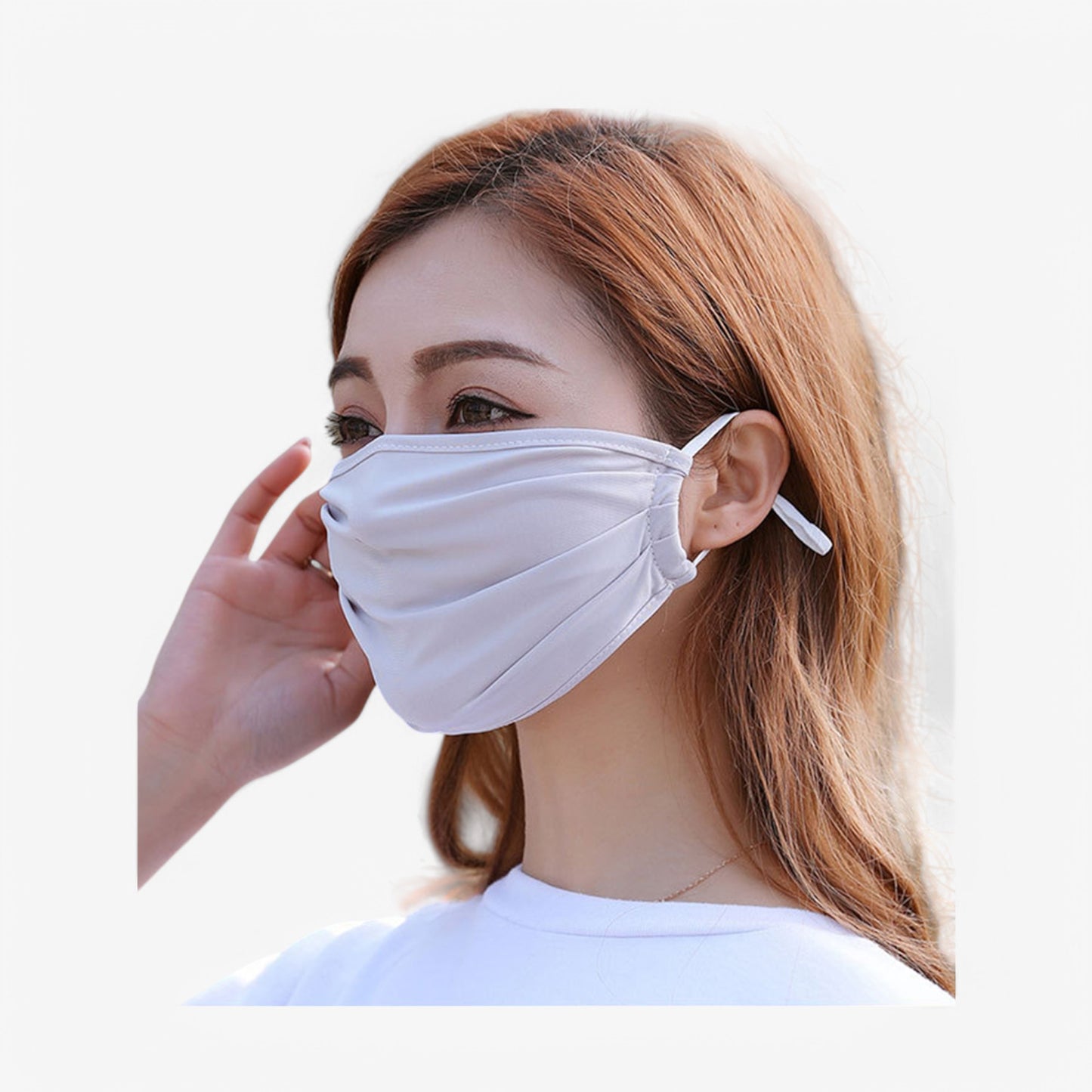 Anna-Kaci Women's Reusable Fabric Face Mask with Adjustable Ear Loops